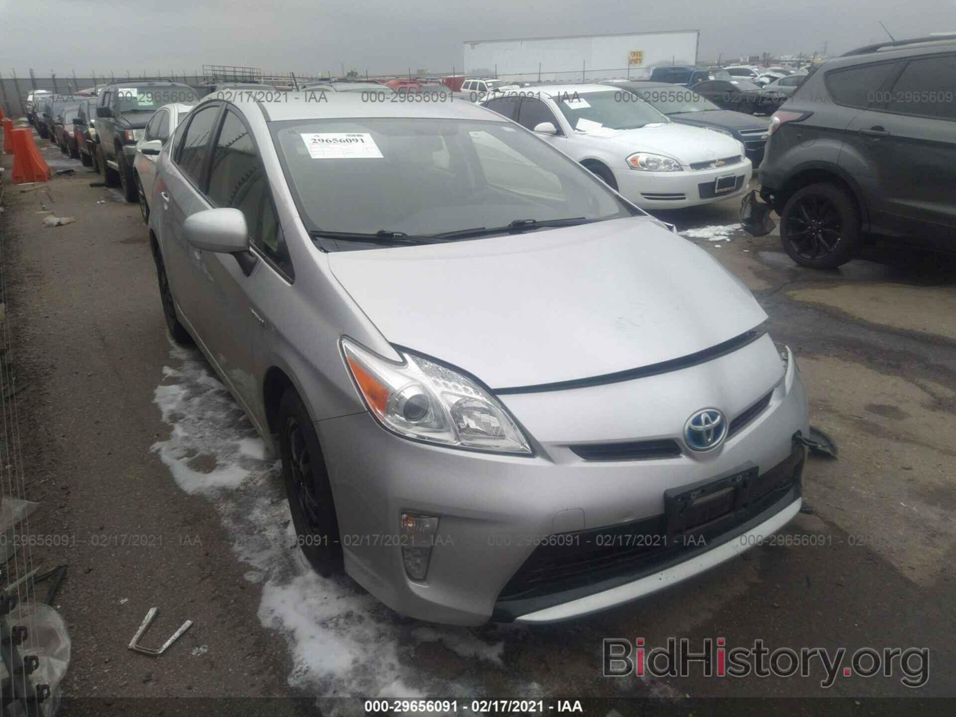 Photo JTDKN3DU2C5492076 - TOYOTA PRIUS 2012