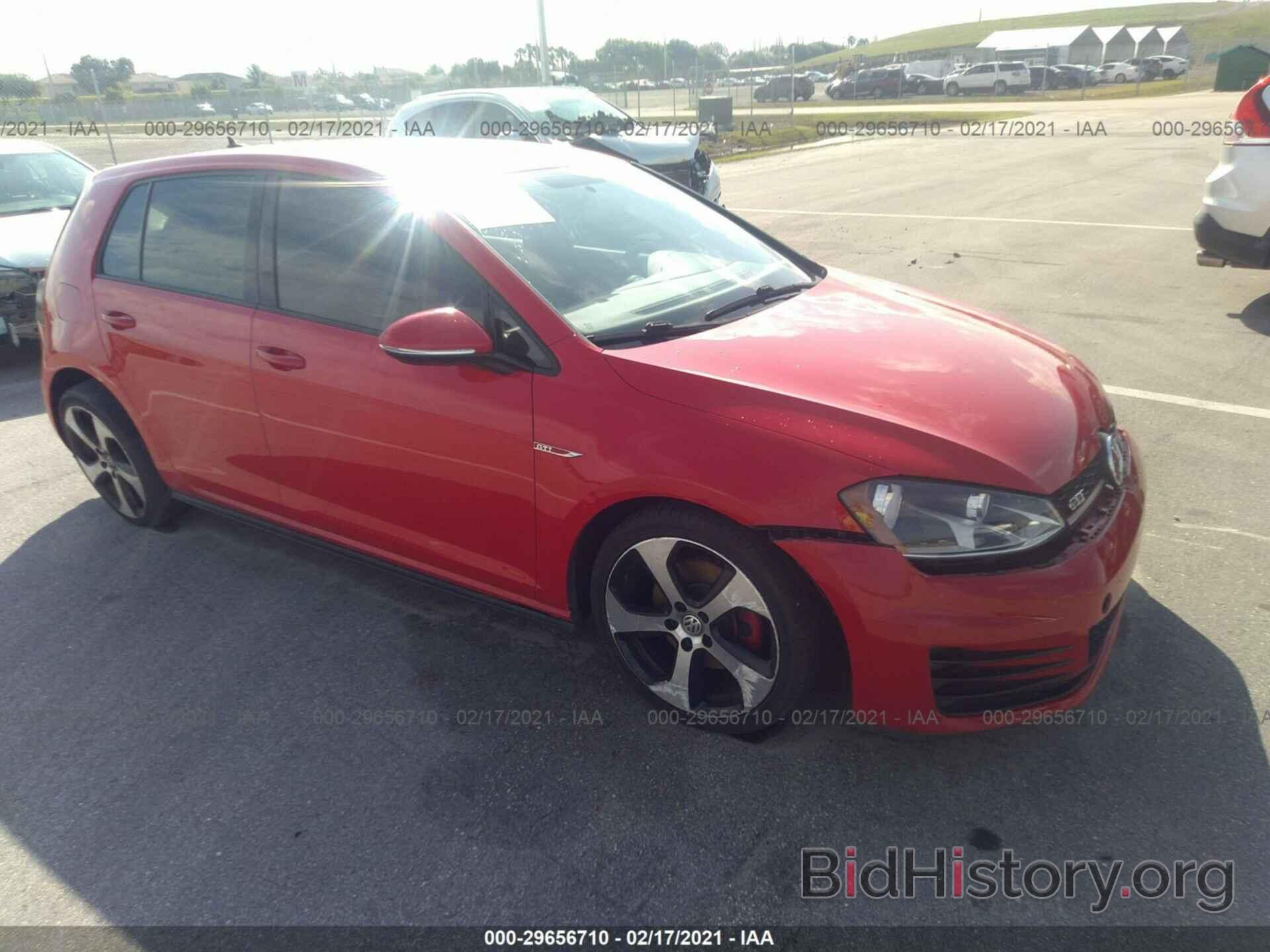 Photo 3VW5T7AU3GM038494 - VOLKSWAGEN GOLF GTI 2016