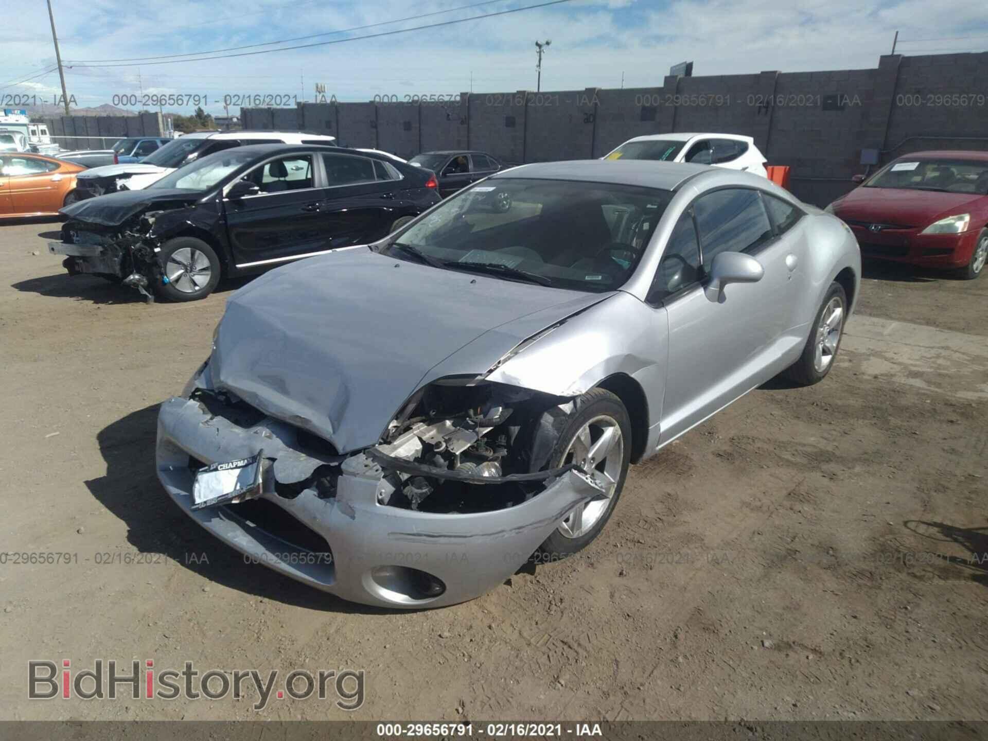 2008 MITSUBISHI ECLIPSE - VIN: 4A3AK24F28E003583 - Фото 2