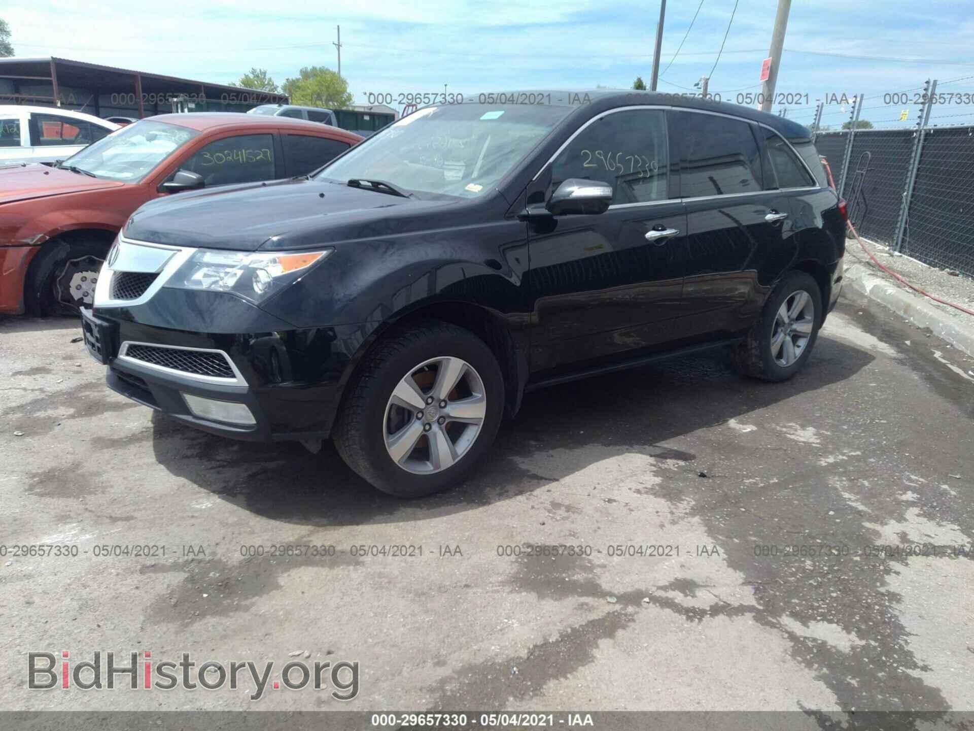 2012 ACURA MDX - VIN: 2HNYD2H20CH517527 - Фото 2
