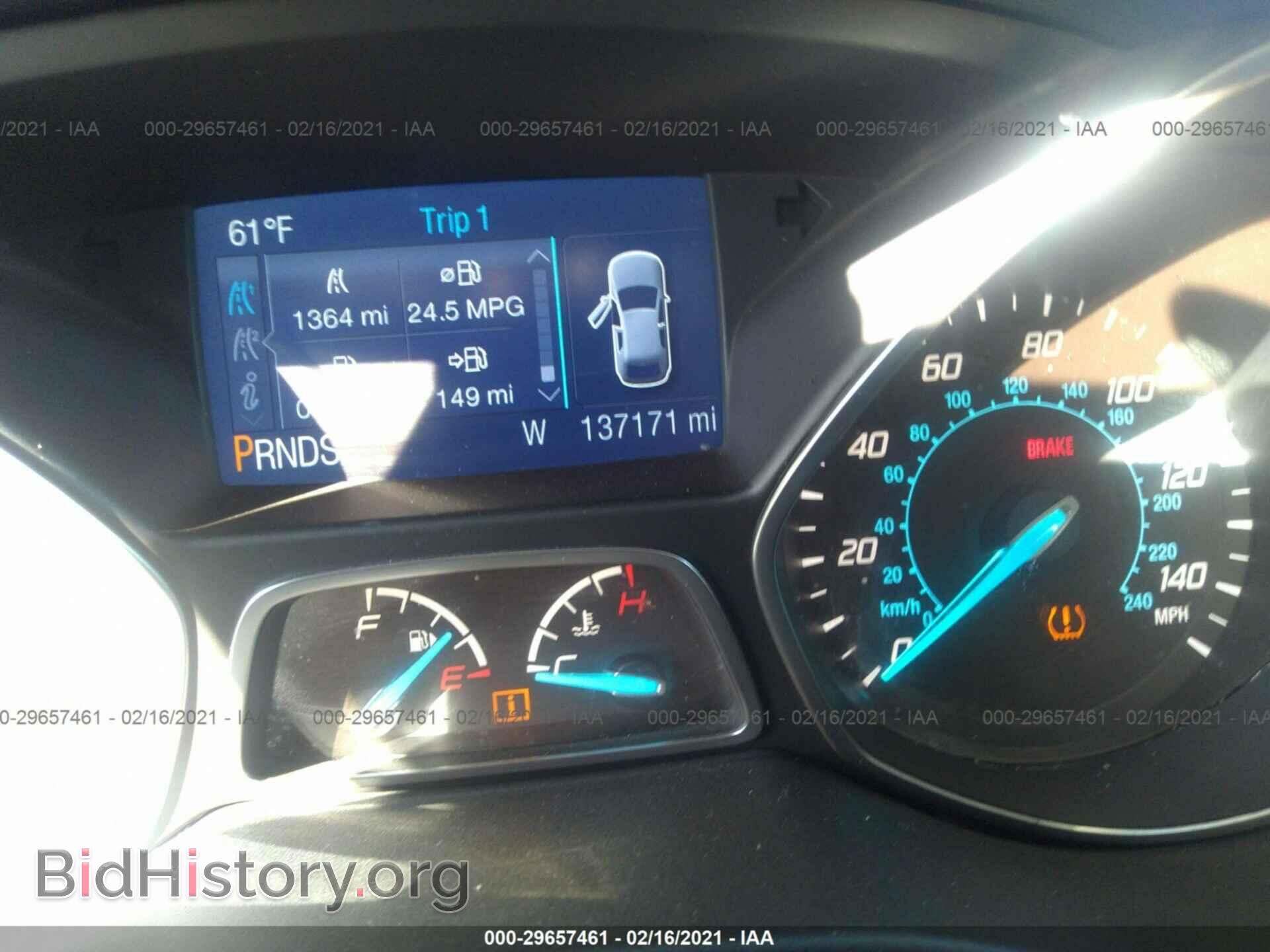 2014 FORD ESCAPE - VIN: 1FMCU0G91EUD52389 - Фото 7