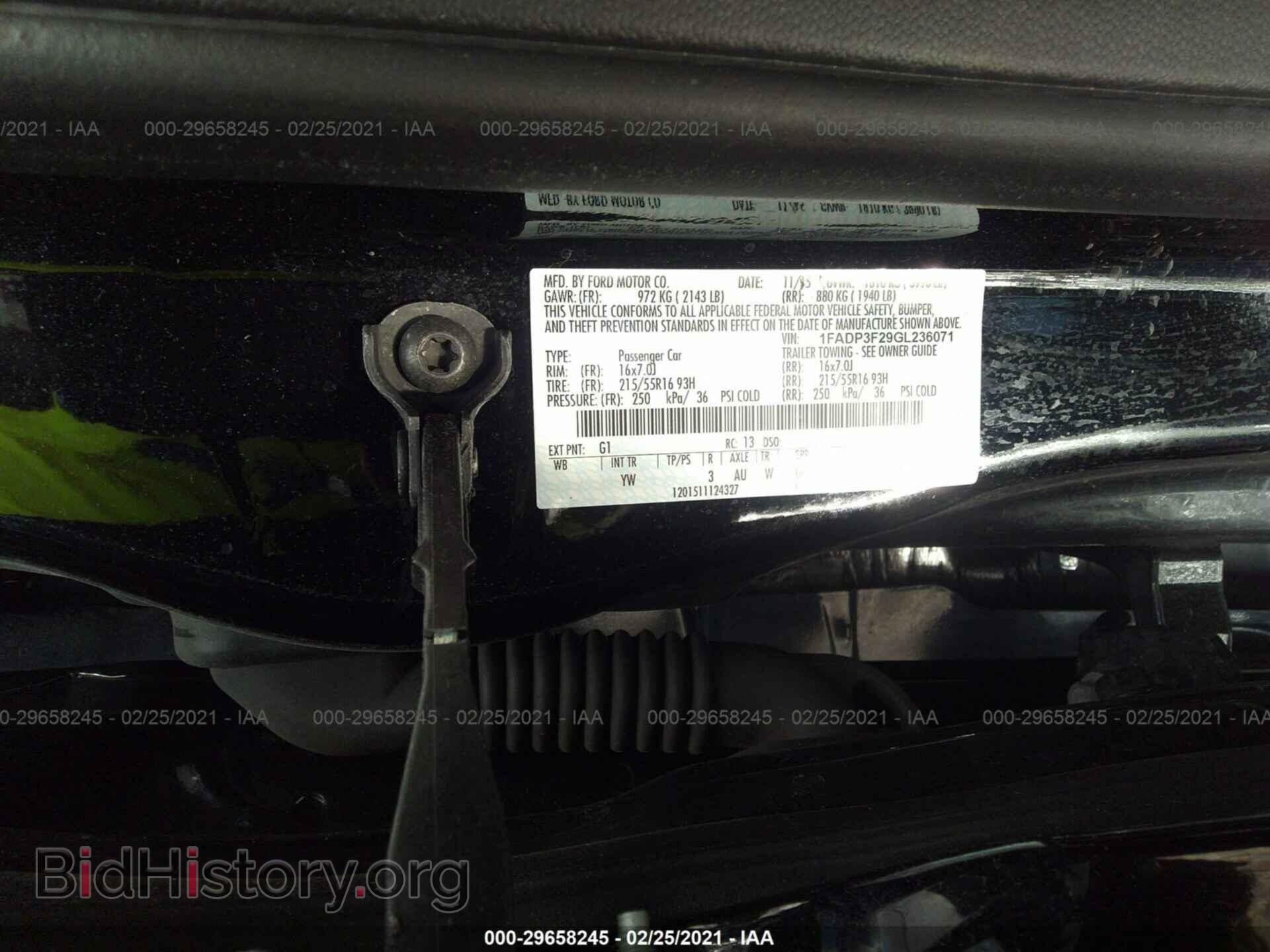 2016 FORD FOCUS - VIN: 1FADP3F29GL236071 - Фото 9