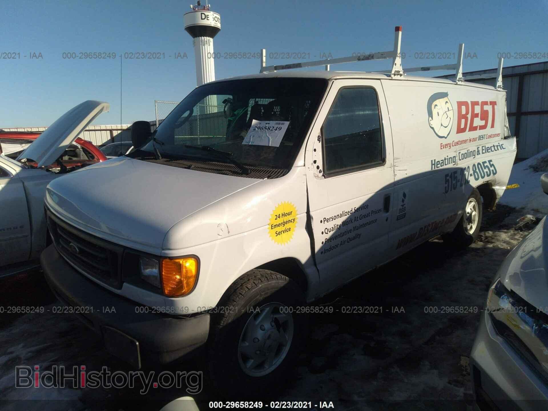 2007 FORD ECONOLINE CARGO VAN - VIN: 1FTNS24W17DA02711 - Фото 2
