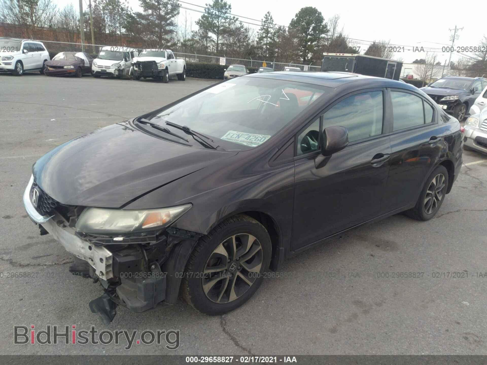 2013 HONDA CIVIC SDN - VIN: 2HGFB2F80DH518027 - Фото 2