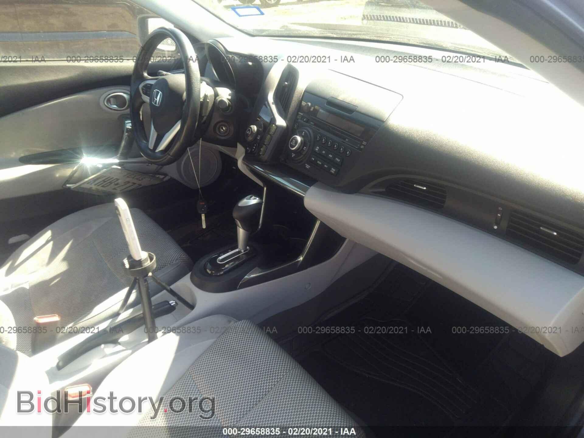 2011 HONDA CR-Z - VIN: JHMZF1D68BS012722 - Фото 5