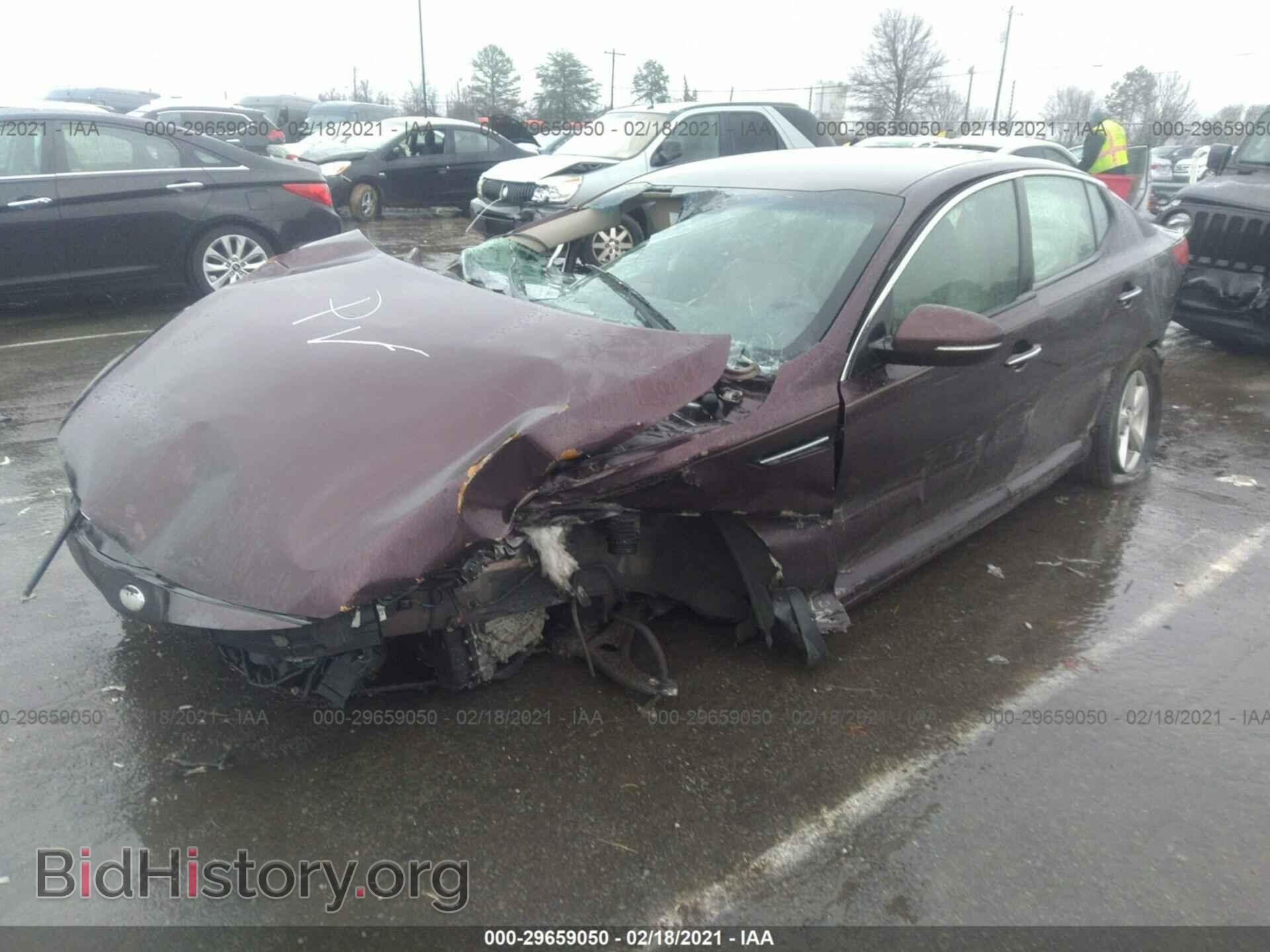 2014 KIA OPTIMA - VIN: 5XXGM4A79EG309624 - Фото 2
