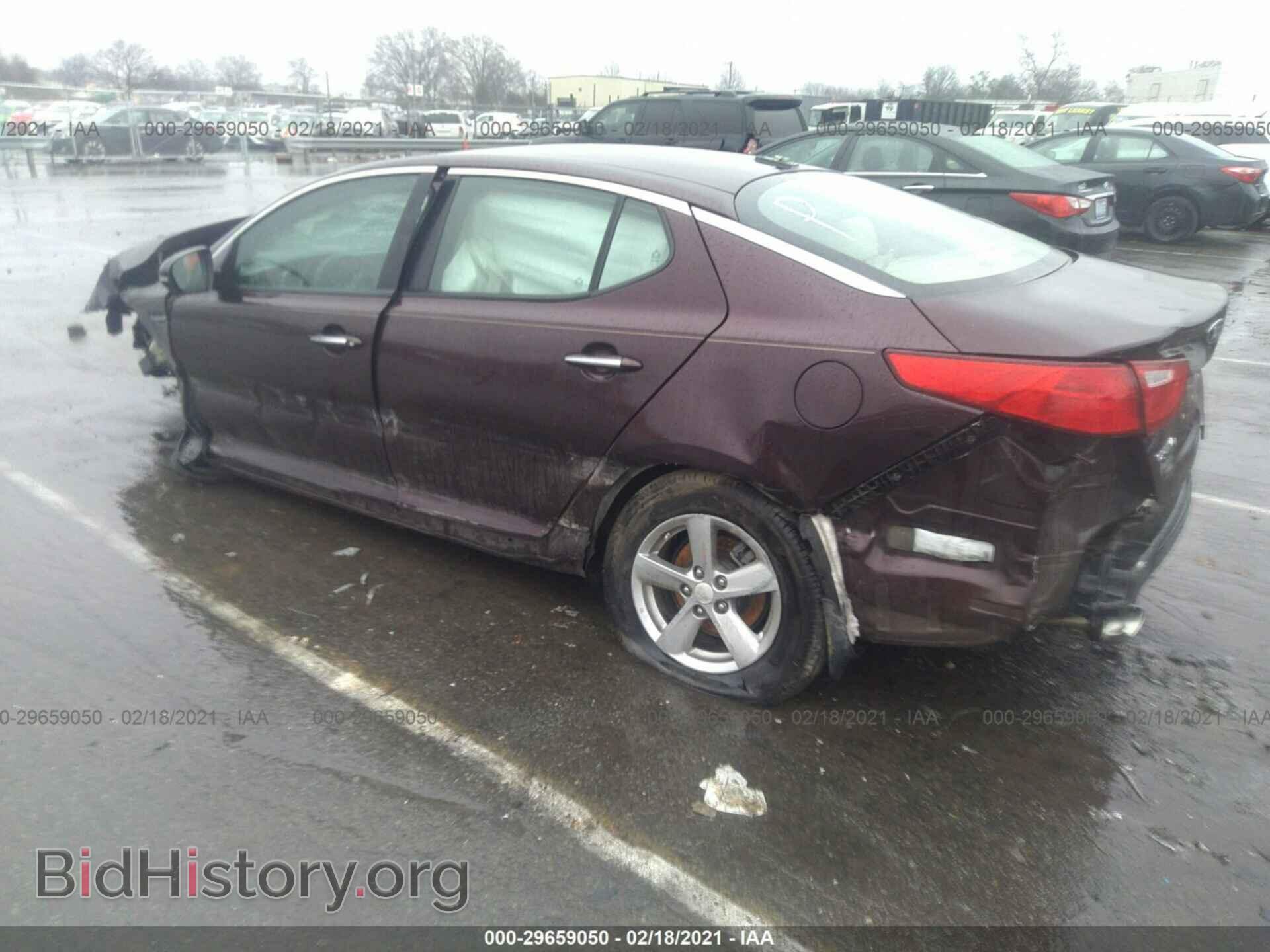 2014 KIA OPTIMA - VIN: 5XXGM4A79EG309624 - Фото 3