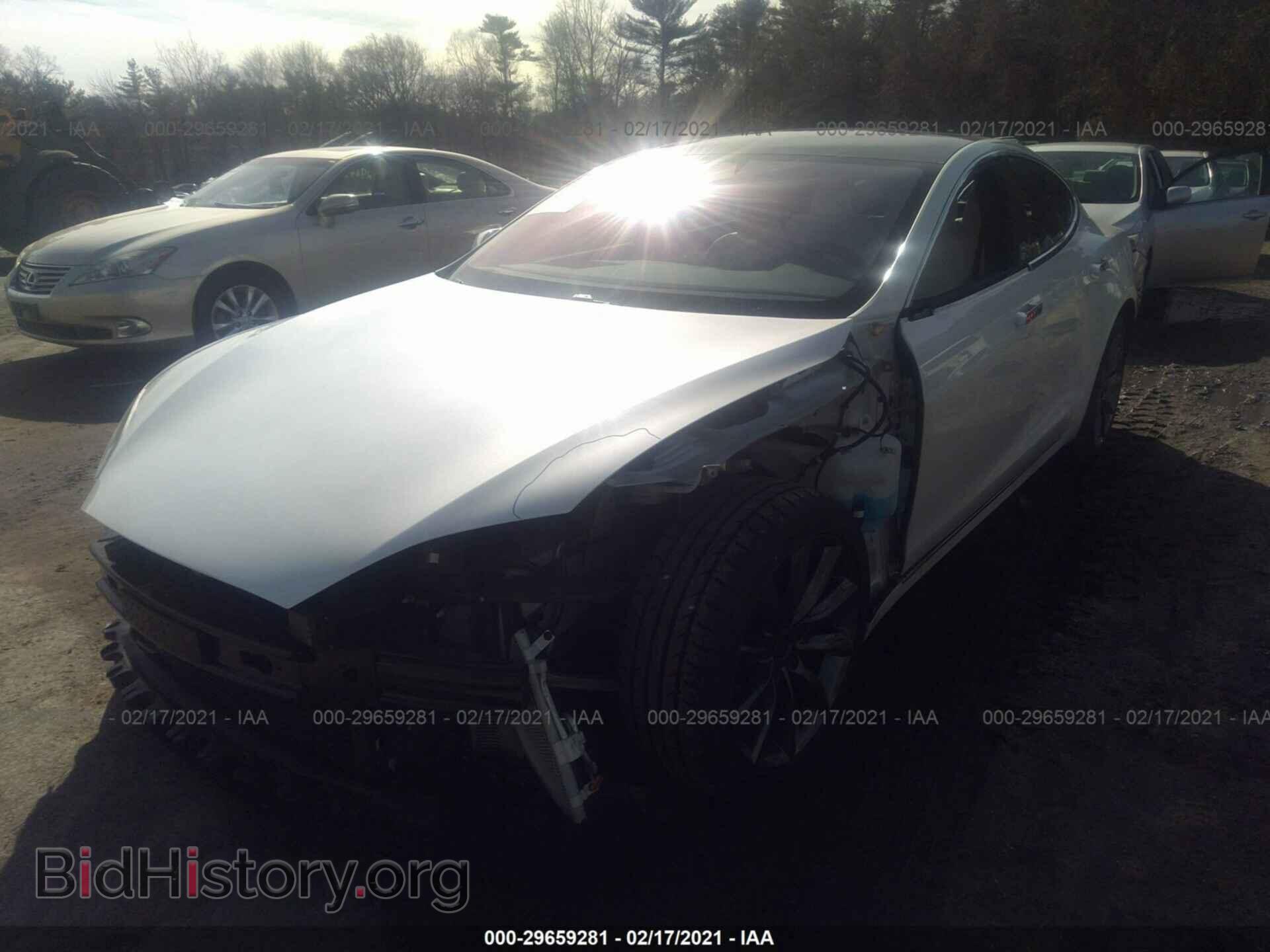 2017 TESLA MODEL S - VIN: 5YJSA1E21HF213297 - Фото 2