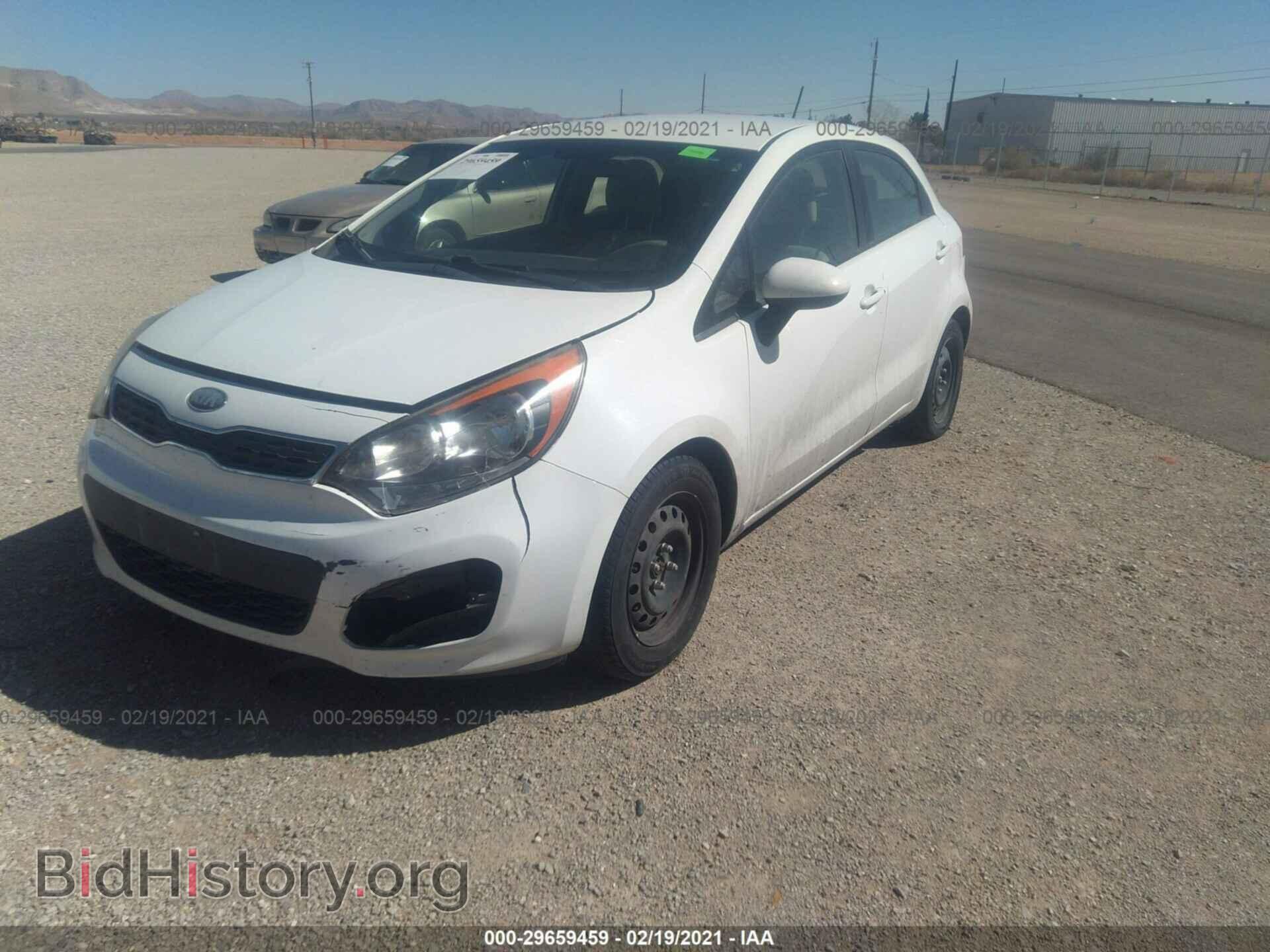2013 KIA RIO - VIN: KNADN5A30D6205729 - Photo 2