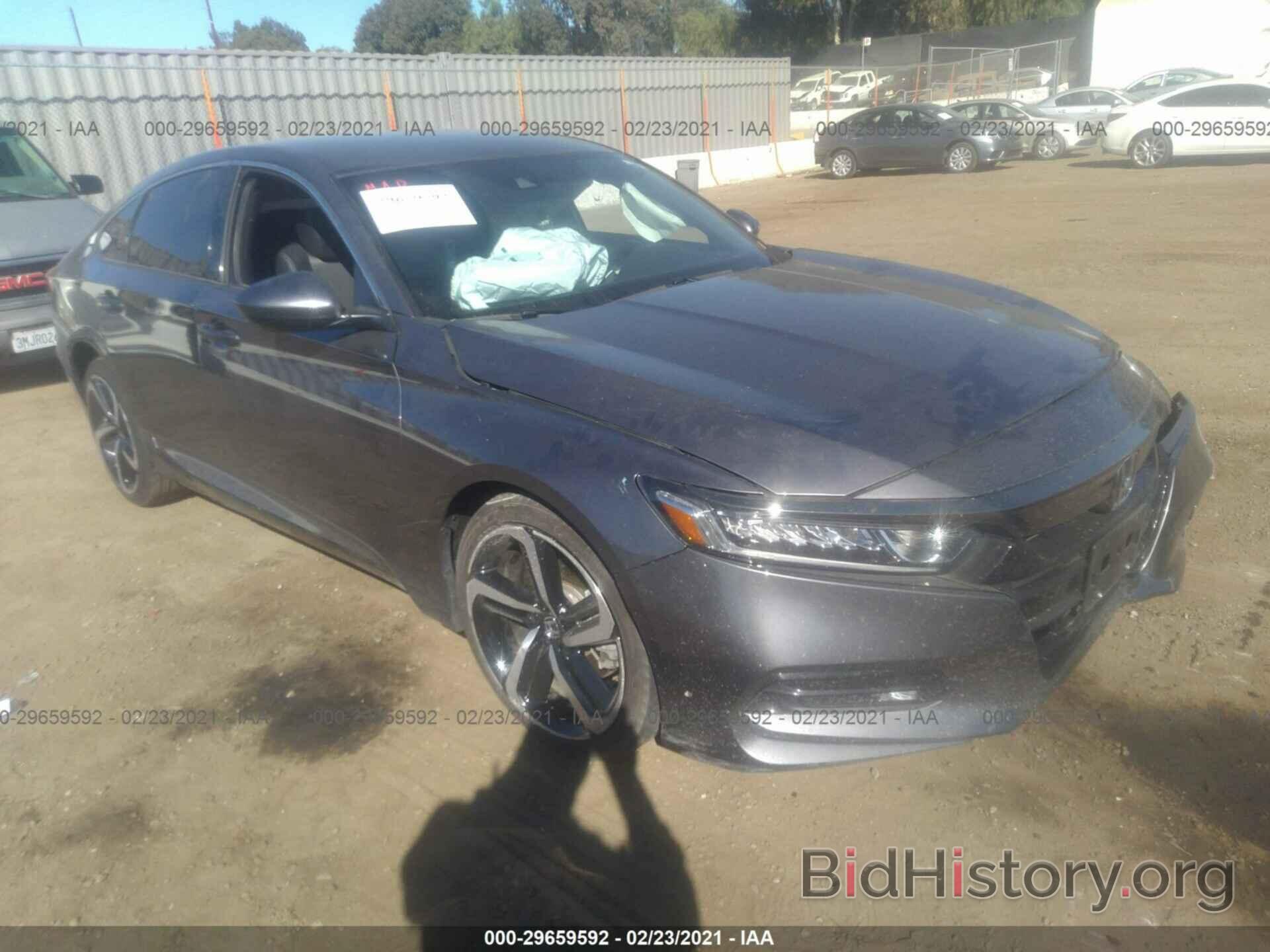 Photo 1HGCV1F38LA013374 - HONDA ACCORD SEDAN 2020