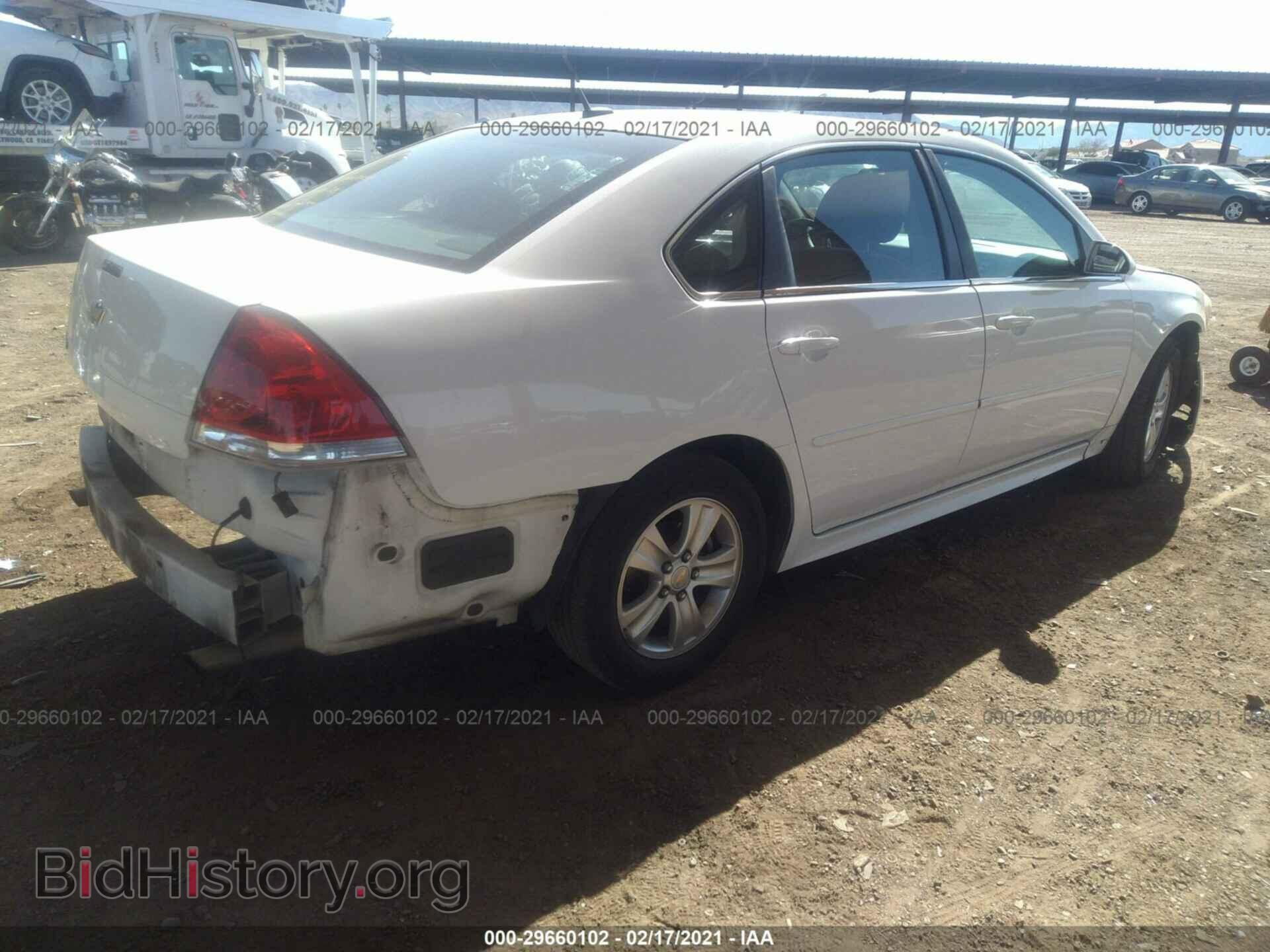 2013 CHEVROLET IMPALA - VIN: 2G1WF5E36D1224076 - Фото 4