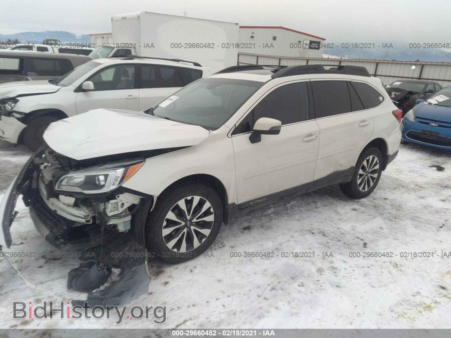 2016 SUBARU OUTBACK - VIN: 4S4BSENC3G3242515 - Фото 2