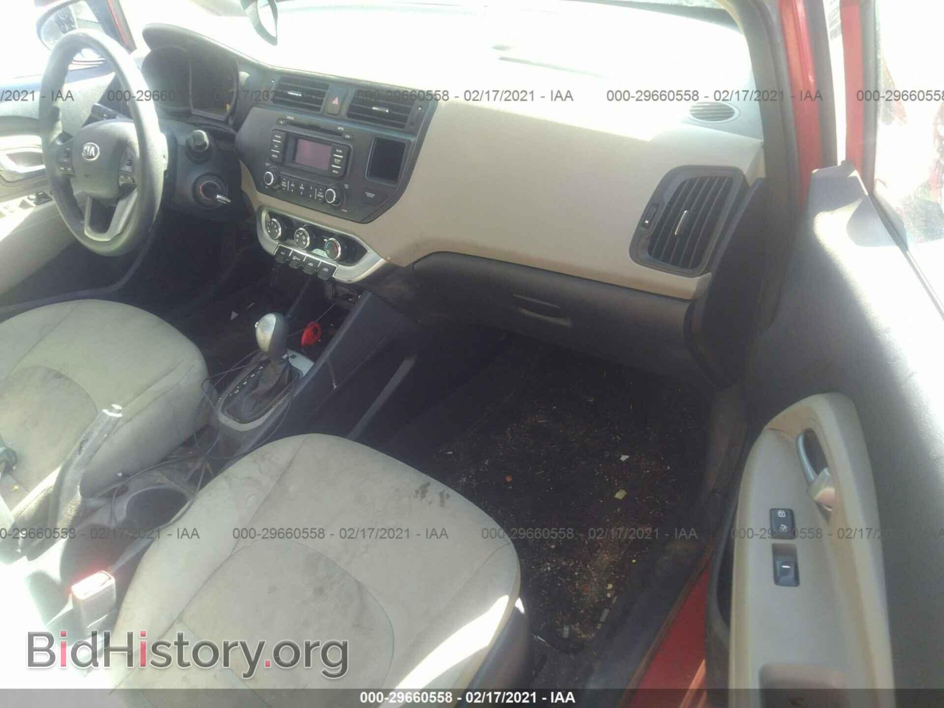 2014 KIA RIO - VIN: KNADM4A31E6399542 - Фото 5