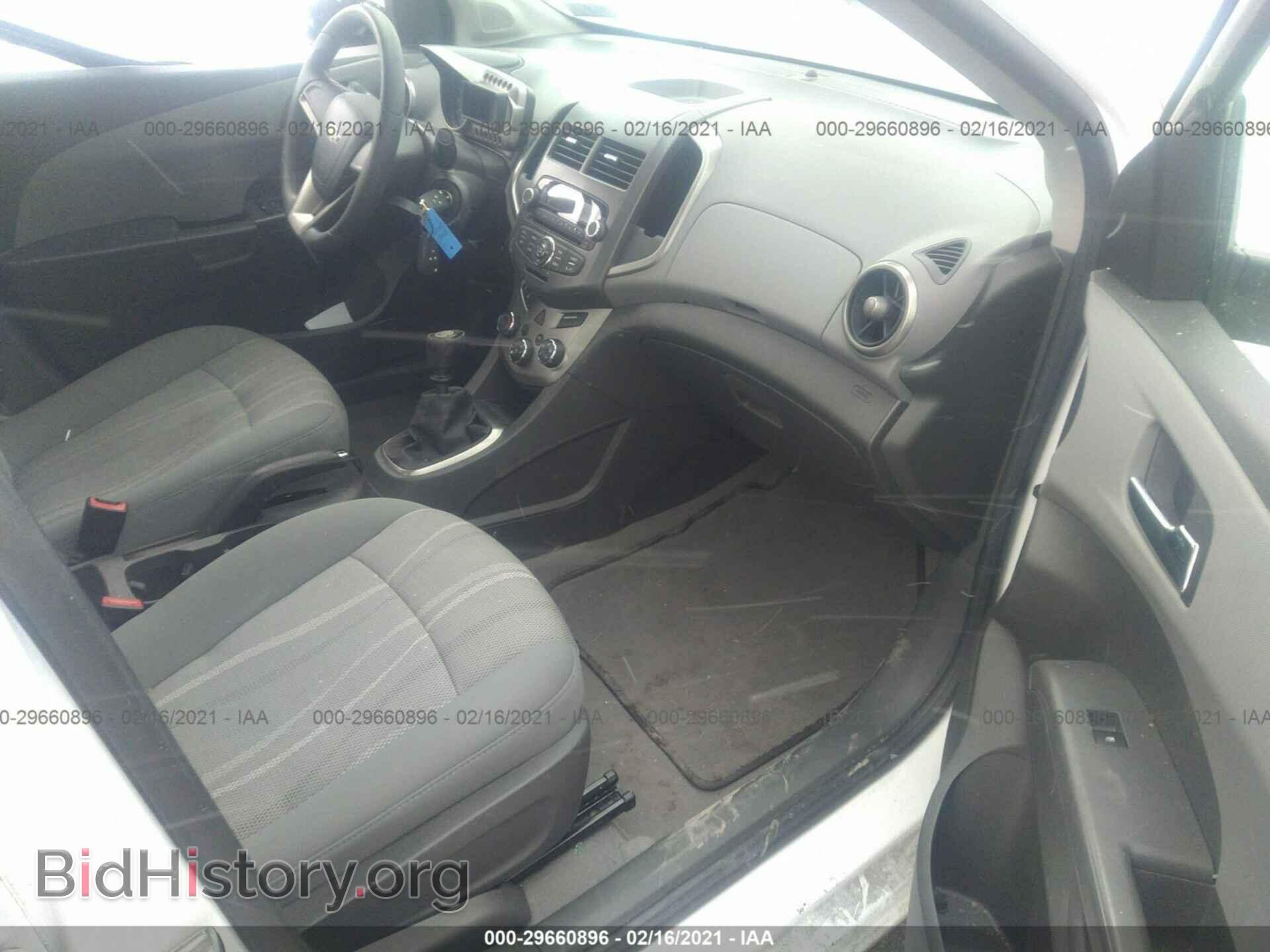 2012 CHEVROLET SONIC - VIN: 1G1JD5SH6C4125146 - Фото 5