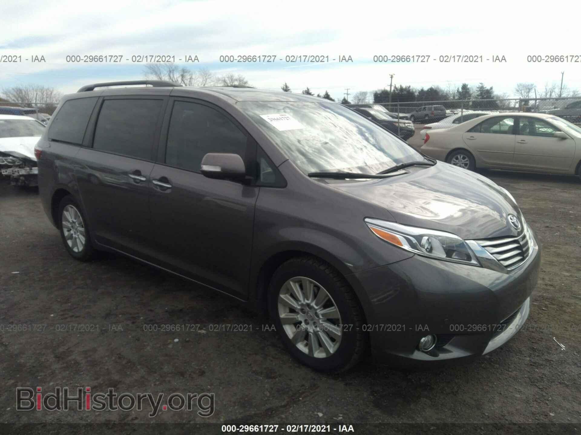 Photo 5TDYK3DC3GS734674 - TOYOTA SIENNA 2016