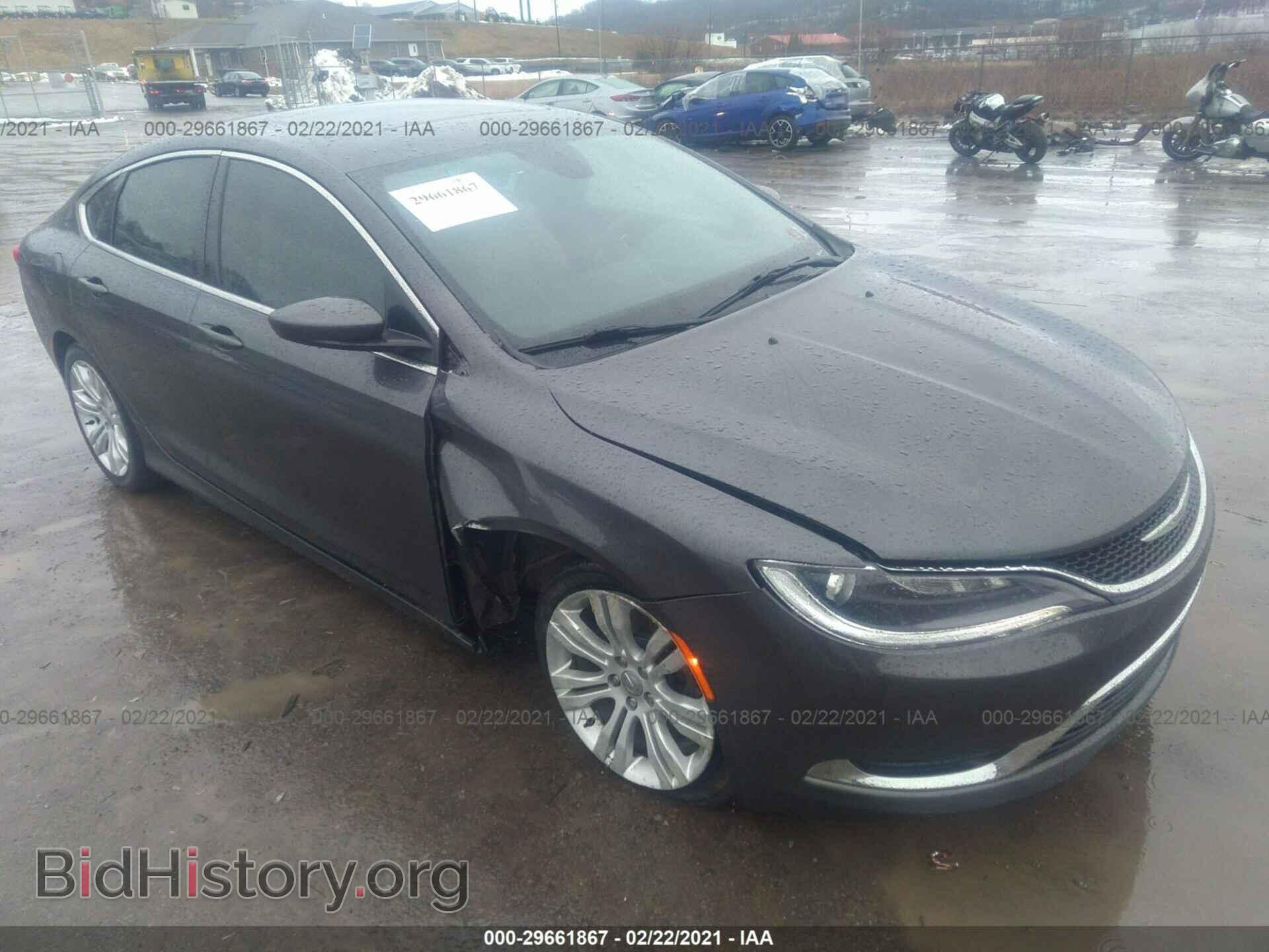 Фотография 1C3CCCAG0GN119511 - CHRYSLER 200 2016