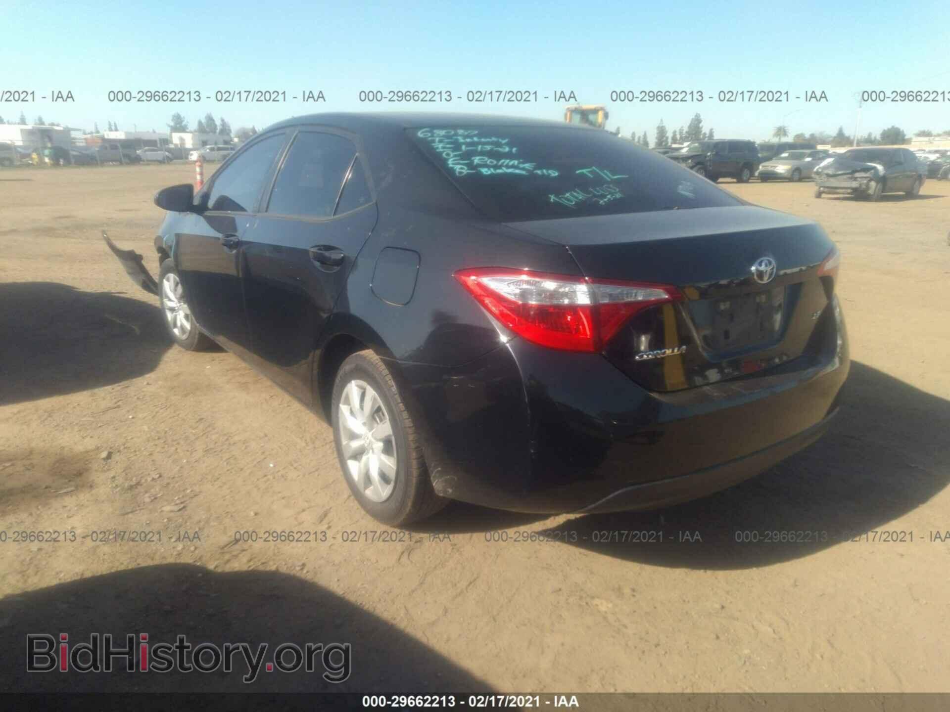 2014 TOYOTA COROLLA - VIN: 5YFBURHE4EP130880 - Фото 3