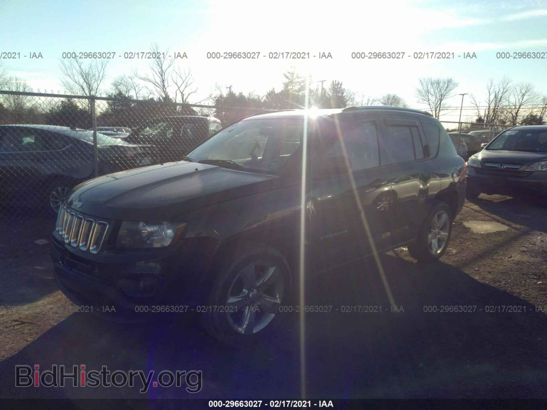 2014 JEEP COMPASS - VIN: 1C4NJCEBXED684778 - Фото 2