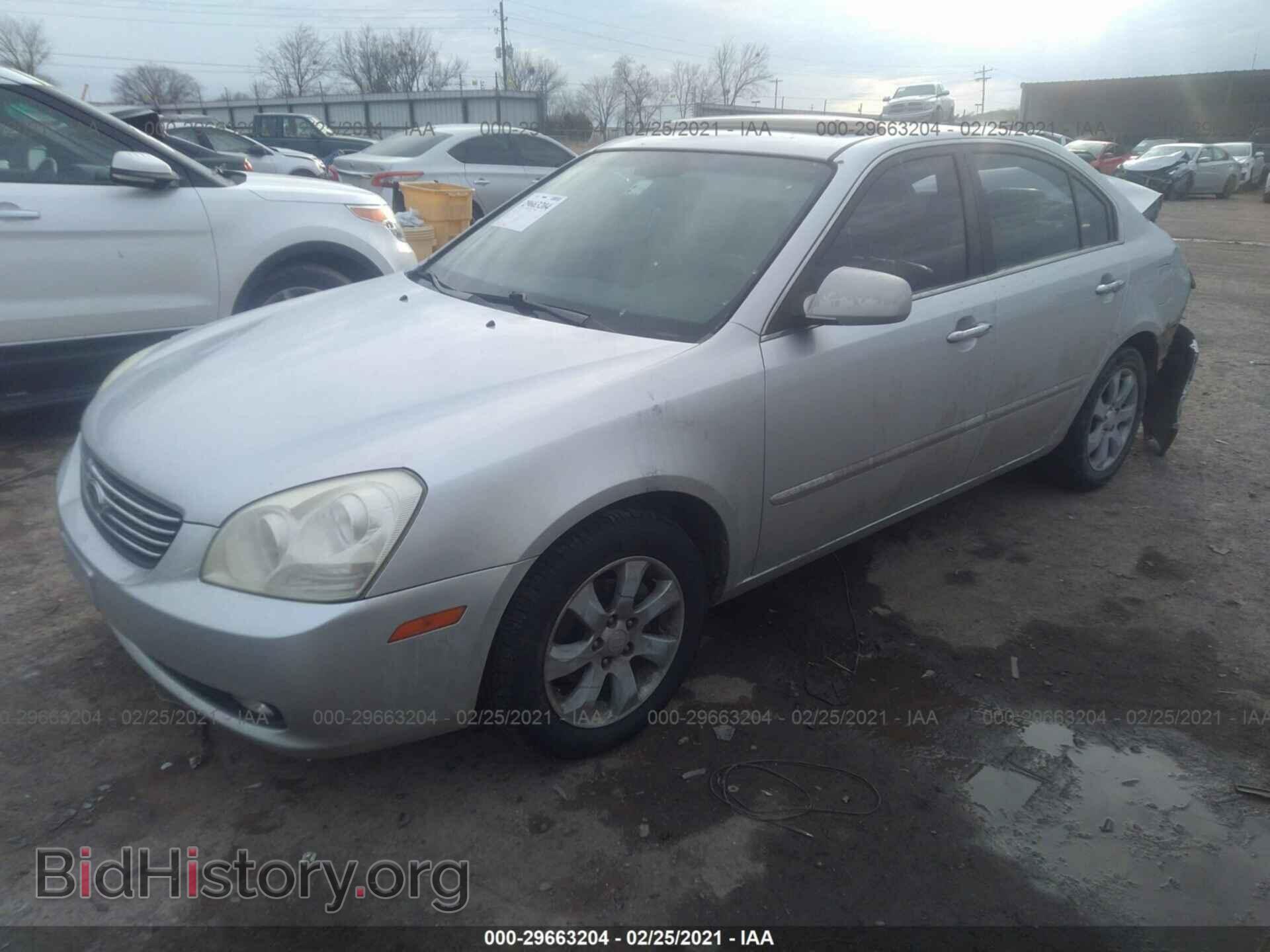 2007 KIA OPTIMA - VIN: KNAGE124775156441 - Фото 2