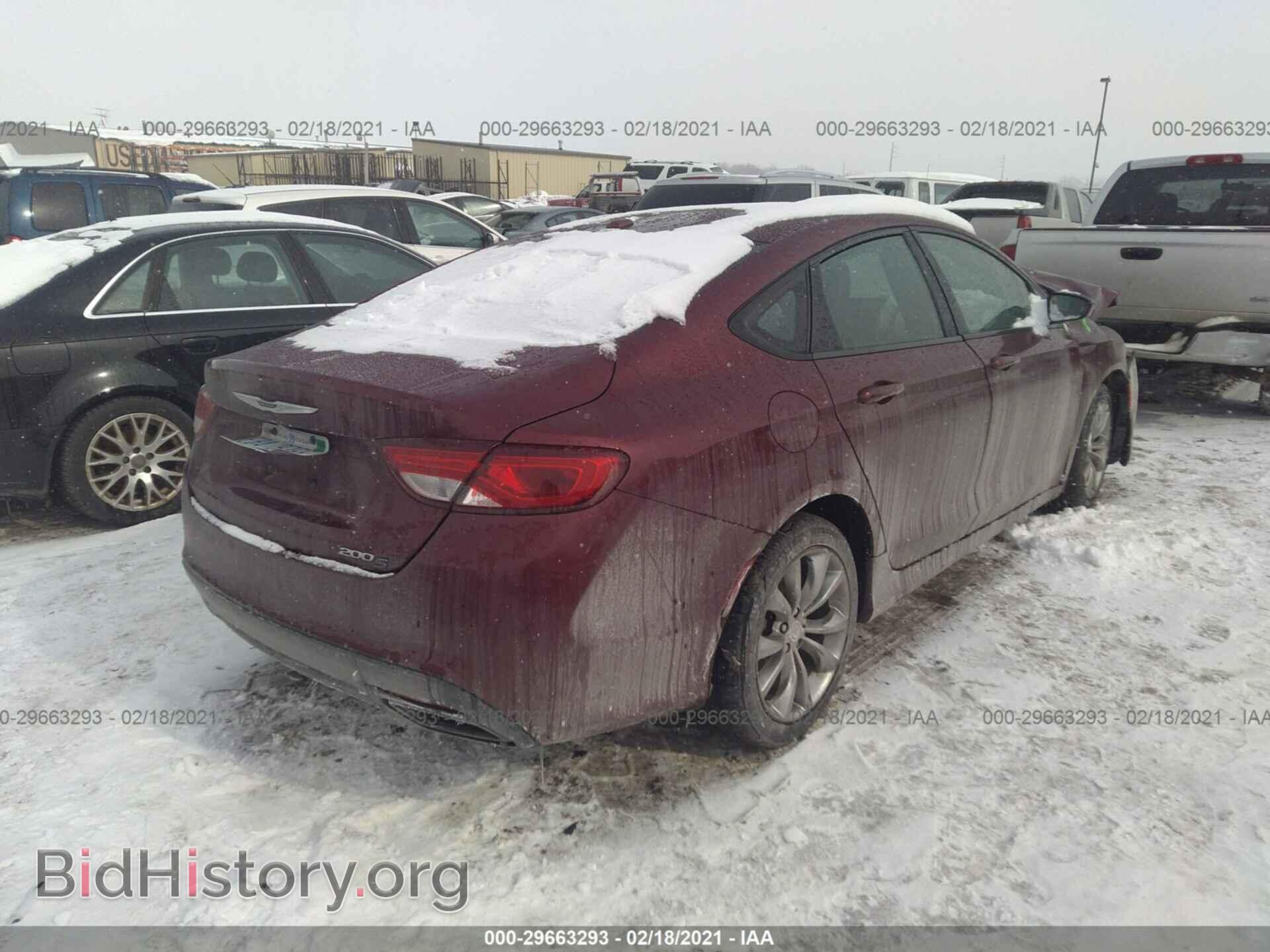 2015 CHRYSLER 200 - VIN: 1C3CCCBB6FN750121 - Фото 4