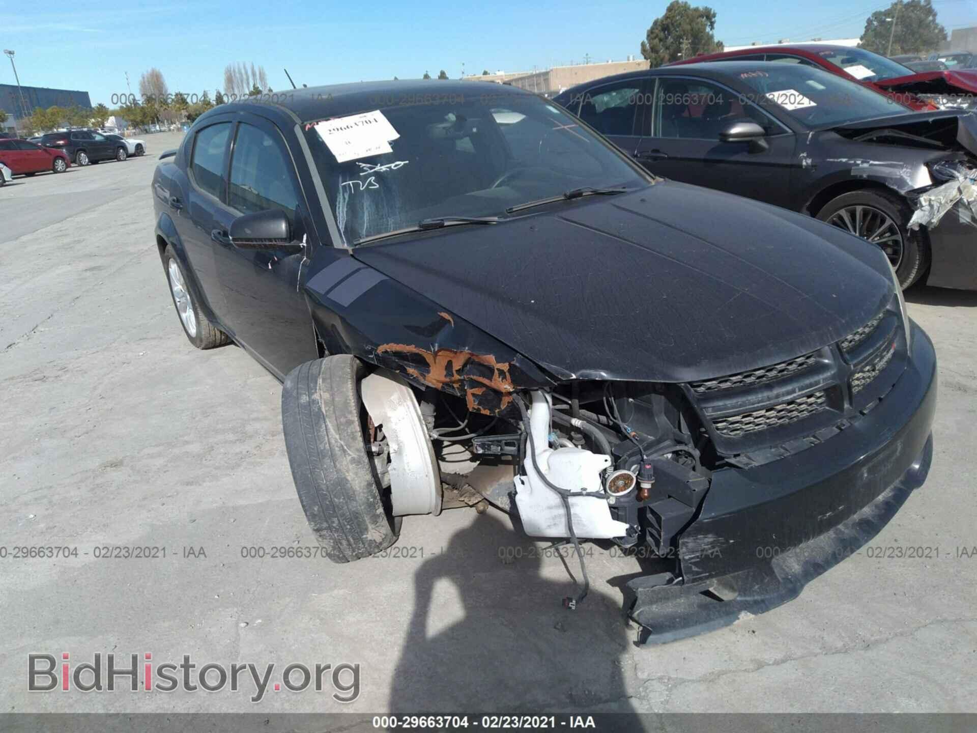 Фотография 1C3CDZBG3DN541699 - DODGE AVENGER 2013