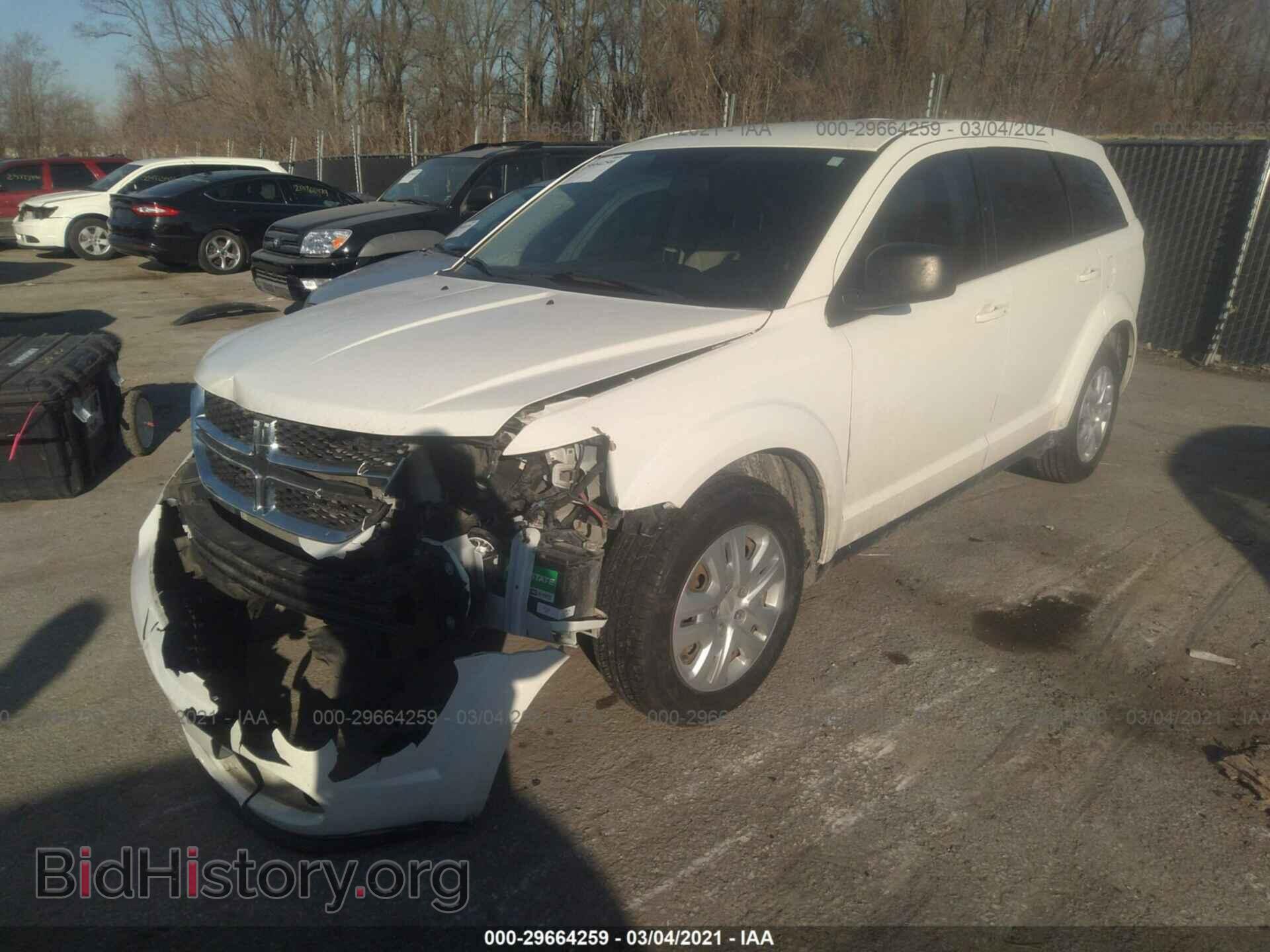 2014 DODGE JOURNEY - VIN: 3C4PDCAB2ET161674 - Фото 2