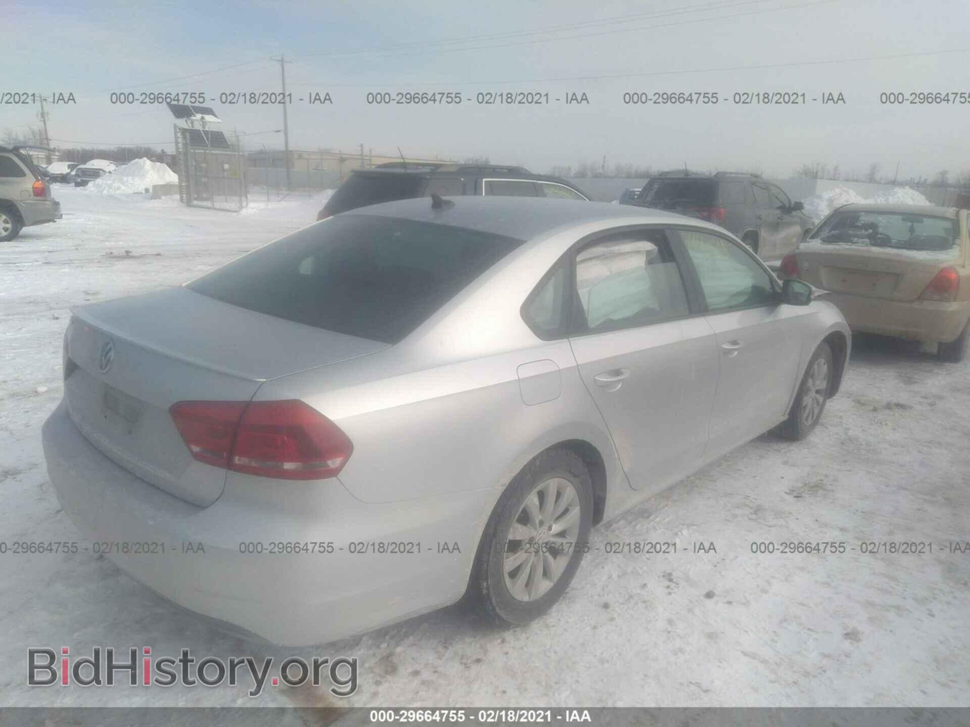 2014 VOLKSWAGEN PASSAT - VIN: 1VWAH7A33EC008742 - Фото 4