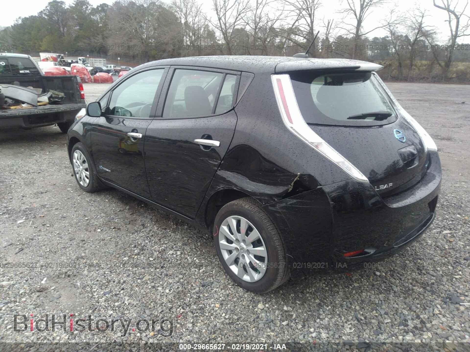 2015 NISSAN LEAF - VIN: 1N4AZ0CP6FC333691 - Фото 3