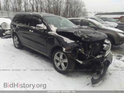 2011 Dodge DURANGO Citadel, серый — VIN 1D4RE5GG3BC648476, IAAI