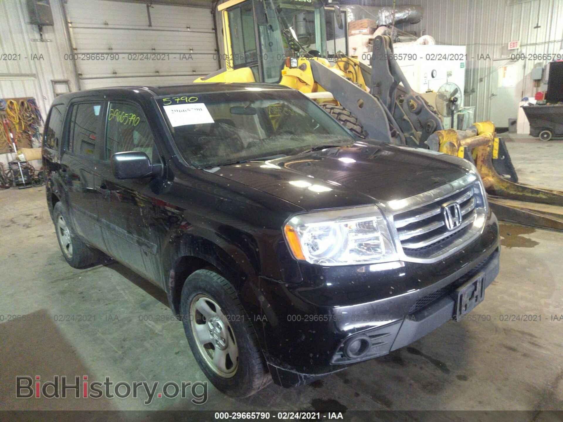 Фотография 5FNYF4H24DB064340 - HONDA PILOT 2013