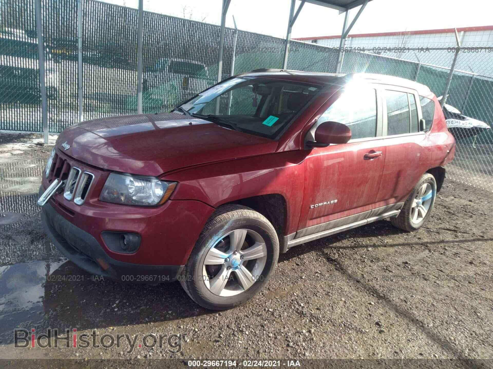 2016 JEEP COMPASS - VIN: 1C4NJDEB3GD685649 - Фото 2