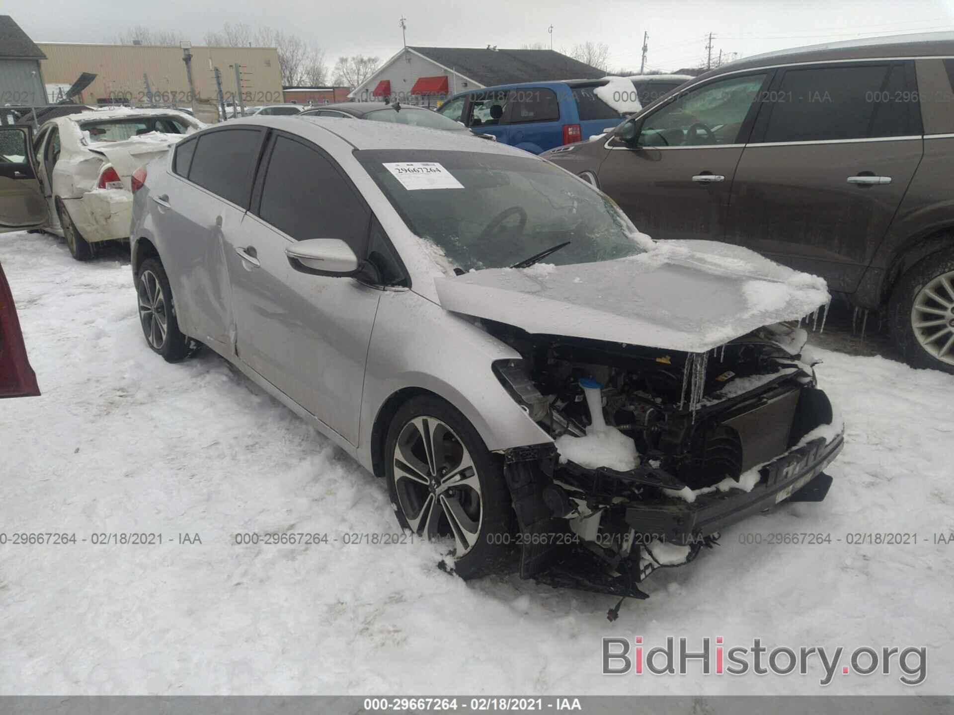 Photo KNAFX4A82E5085724 - KIA FORTE 2014