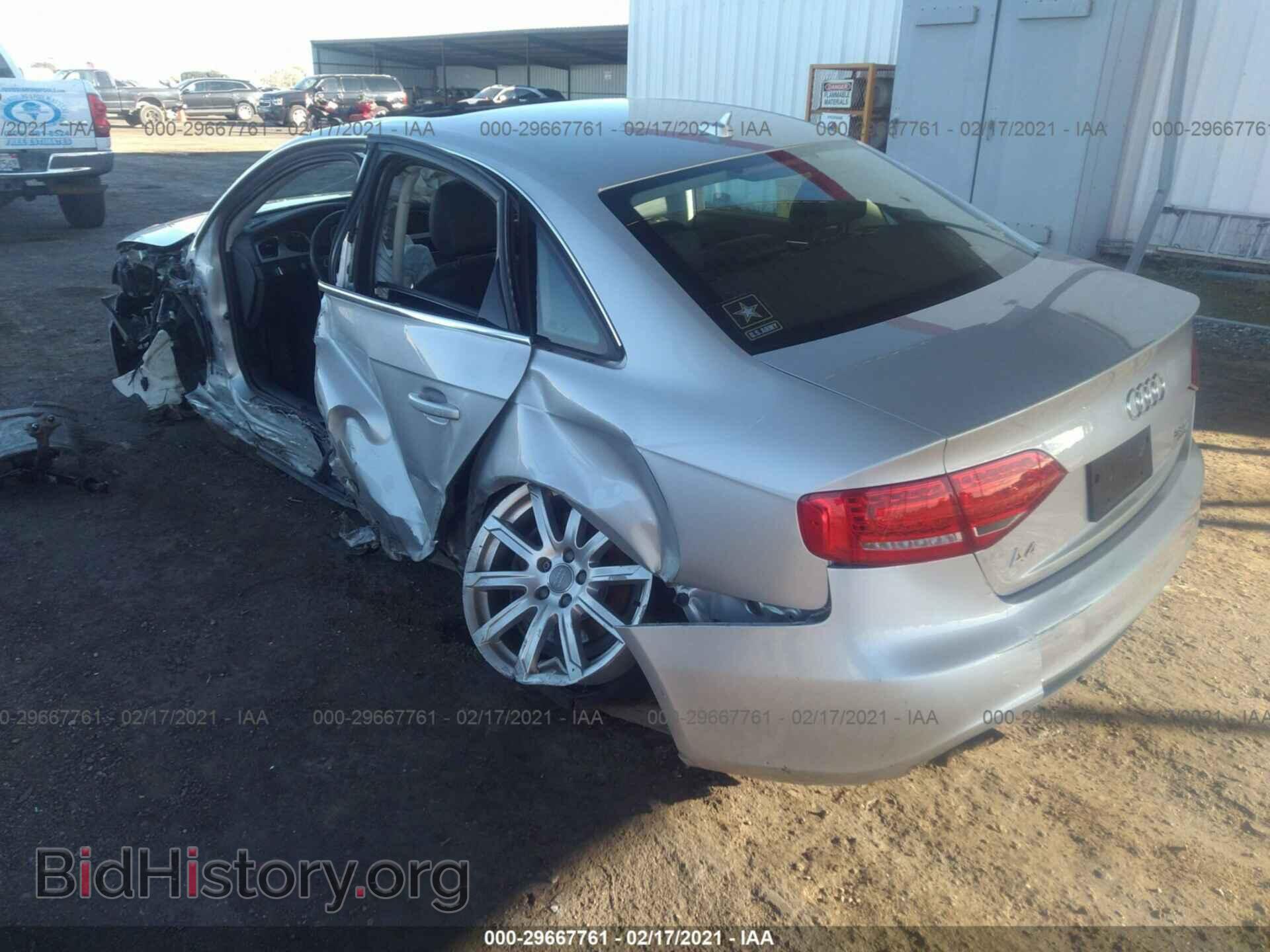 2012 AUDI A4 - VIN: WAUFFAFL2CA118935 - Фото 3