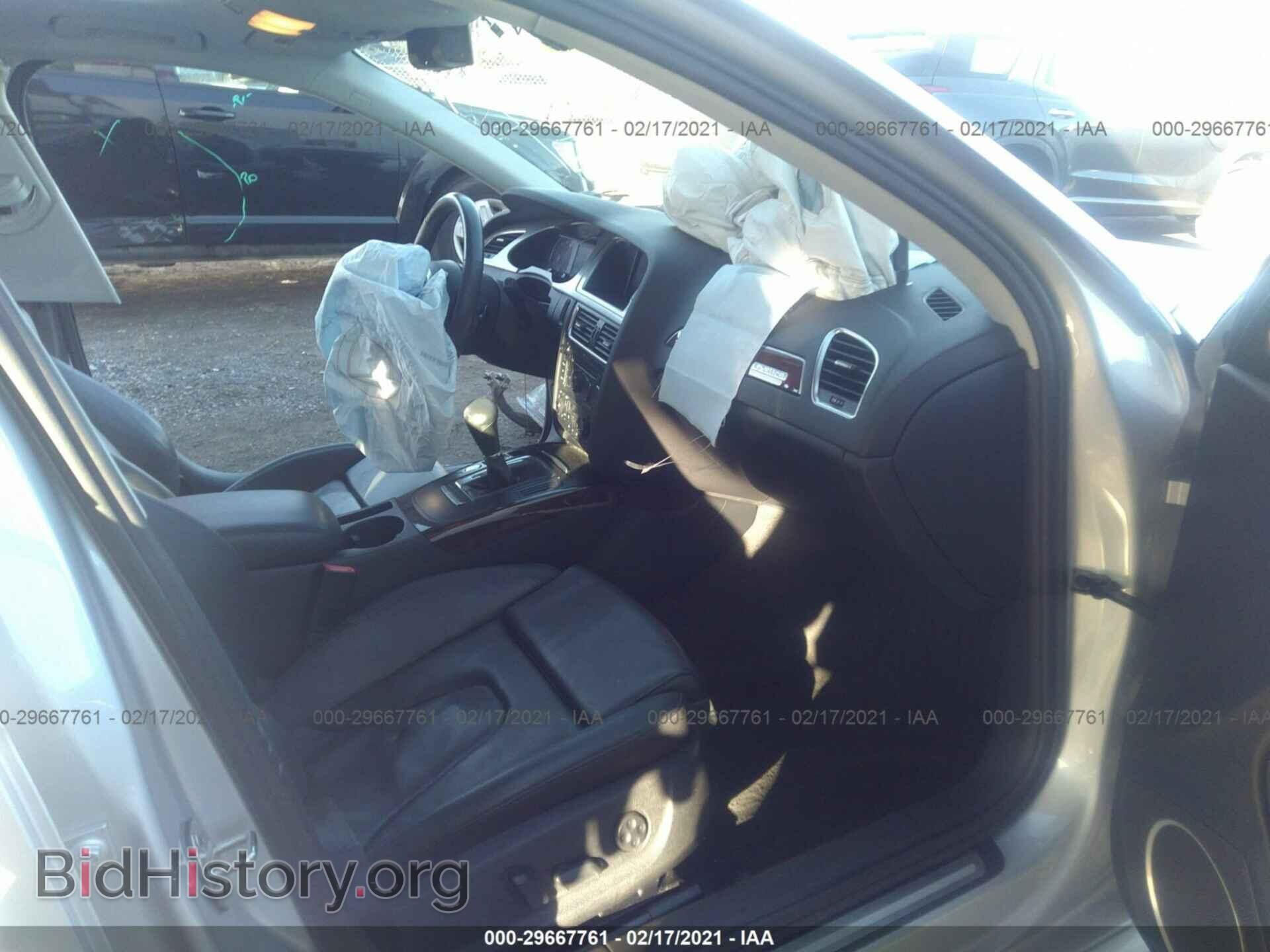 2012 AUDI A4 - VIN: WAUFFAFL2CA118935 - Фото 5
