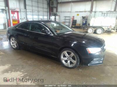 2014 Audi A5 Premium, black — VIN WAUCFAFR4EA061616, IAAI