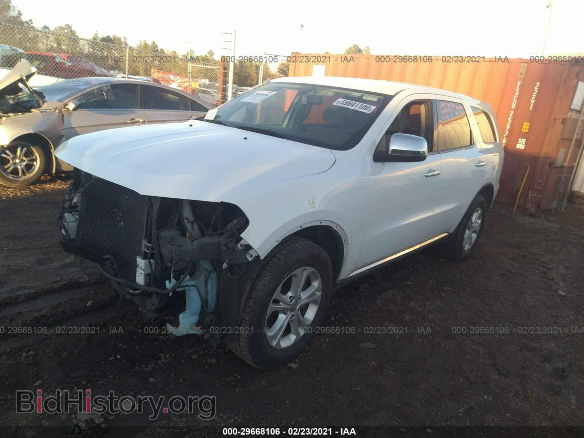 2013 DODGE DURANGO - VIN: 1C4RDHAG1DC667248 - Фото 2