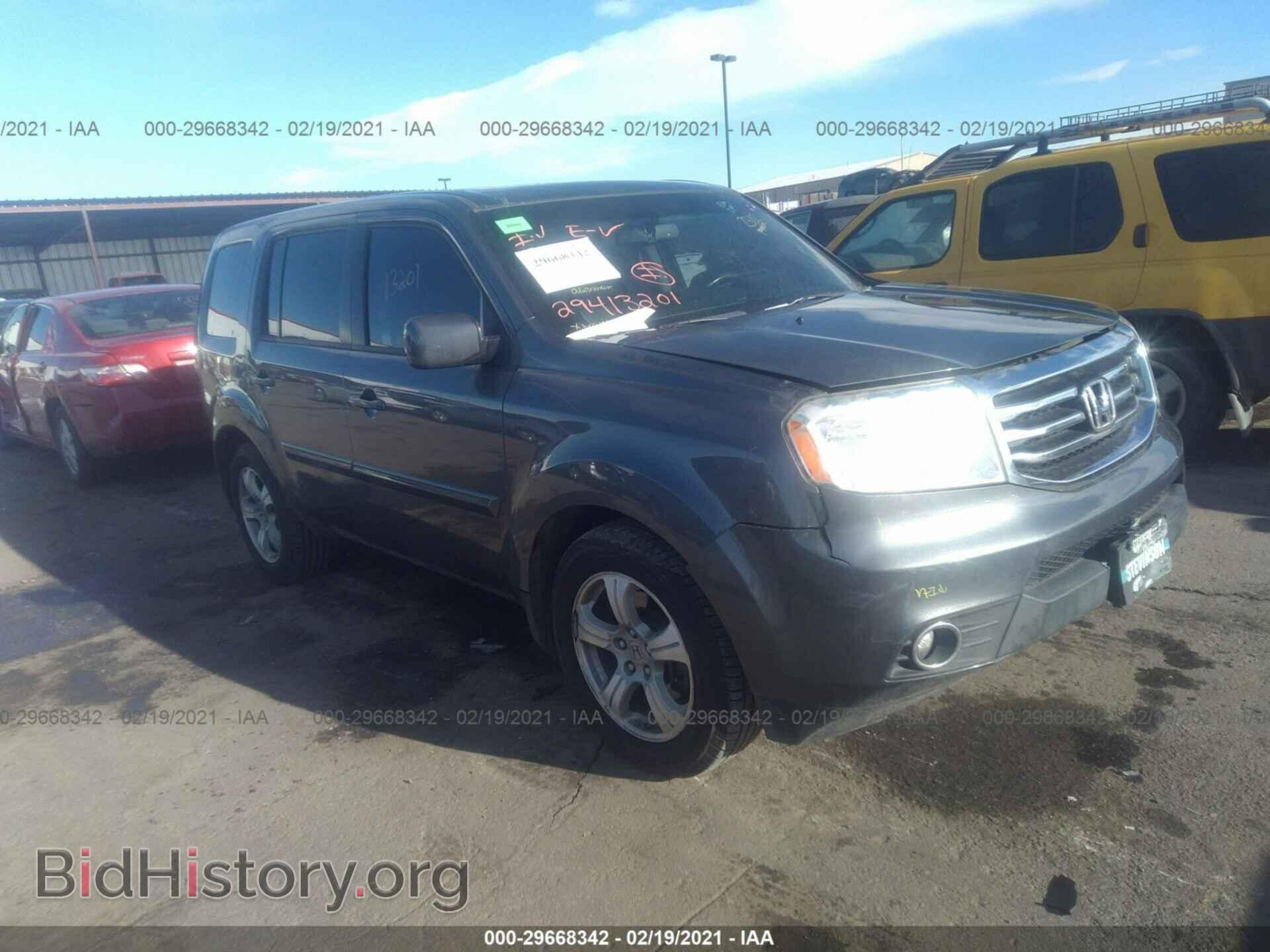 Photo 5FNYF4H72DB066244 - HONDA PILOT 2013