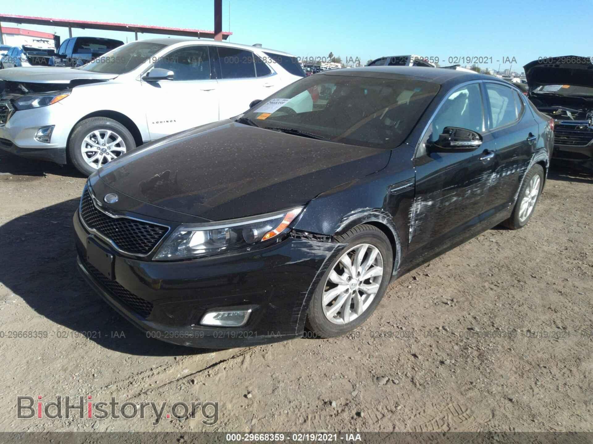 2014 KIA OPTIMA - VIN: 5XXGN4A72EG278942 - Фото 2