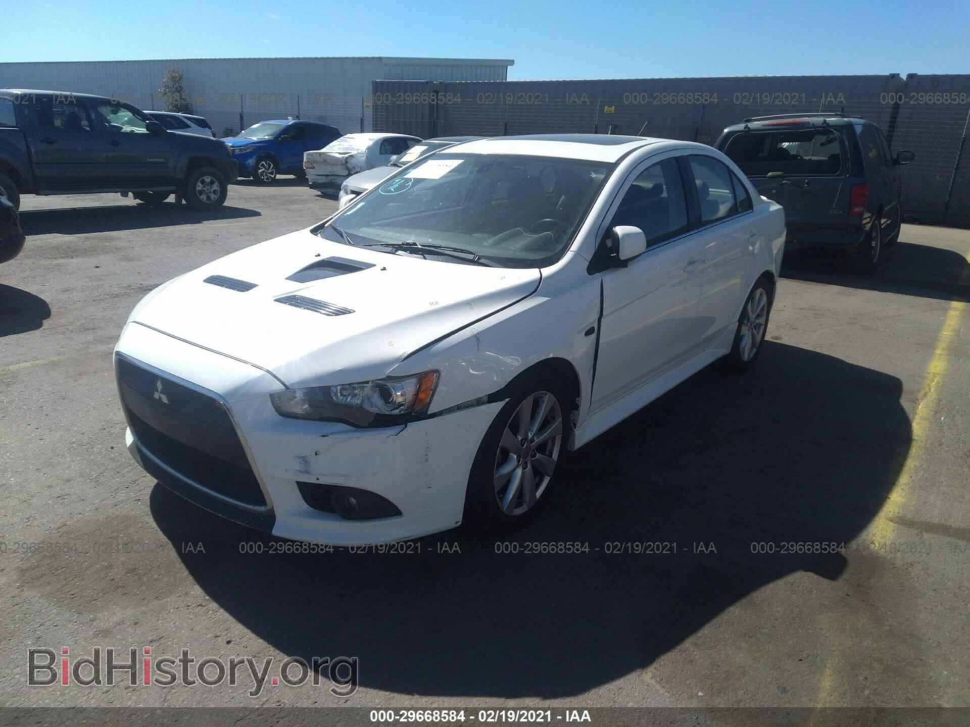 2014 MITSUBISHI LANCER - VIN: JA32V6FVXEU006371 - Фото 2