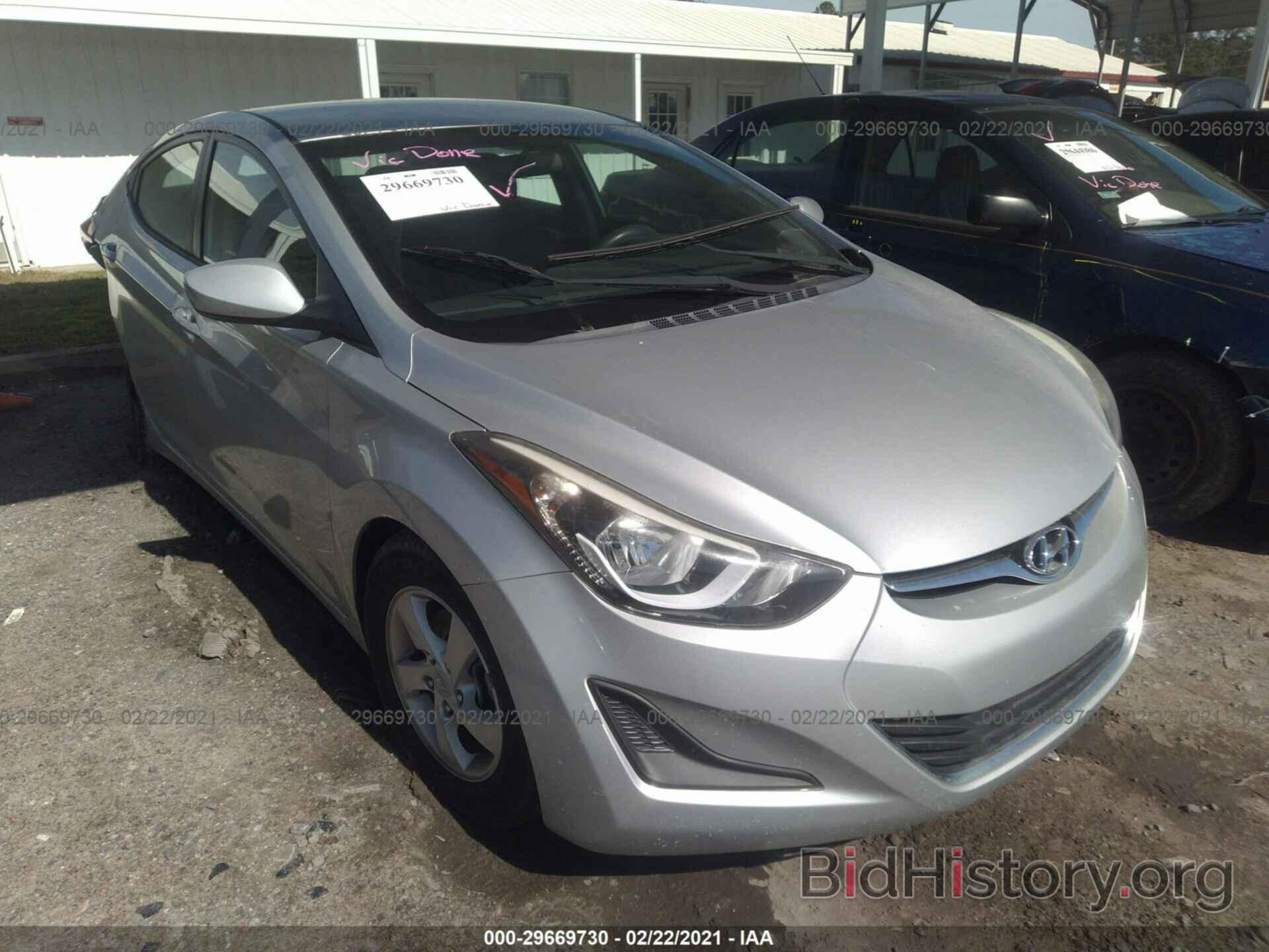 Photo 5NPDH4AE9EH480464 - HYUNDAI ELANTRA 2014