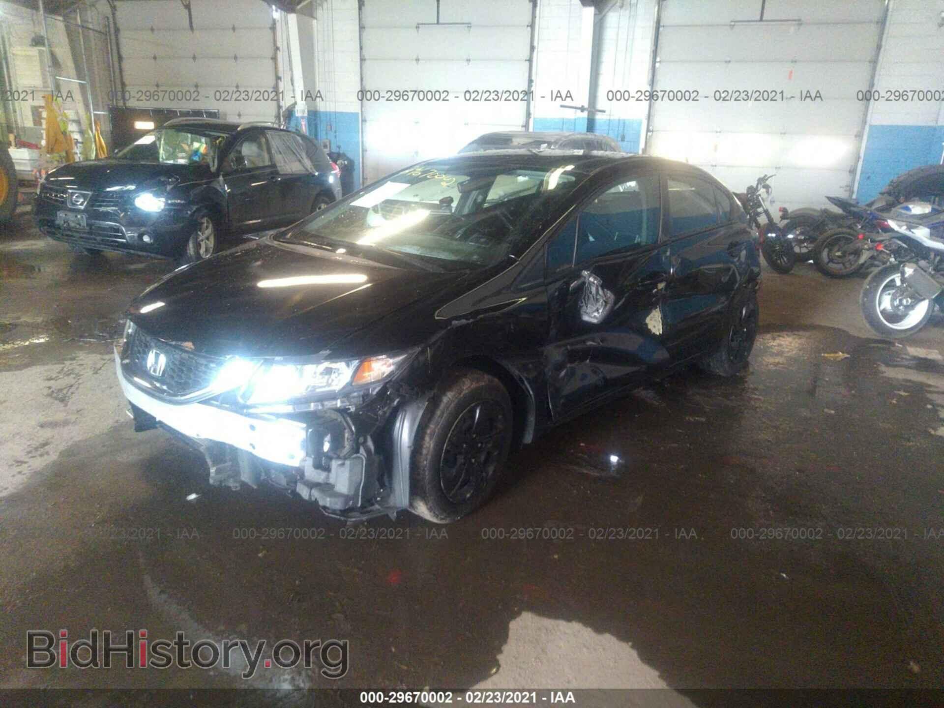 2013 HONDA CIVIC SDN - VIN: 2HGFB2F54DH603698 - Фото 2