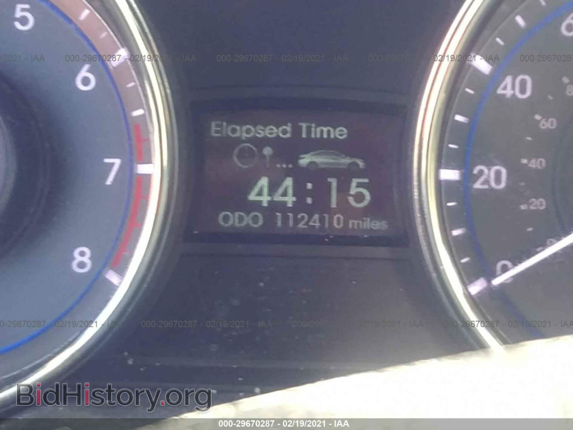 2012 HYUNDAI SONATA - VIN: 5NPEC4AB8CH439345 - Фото 7