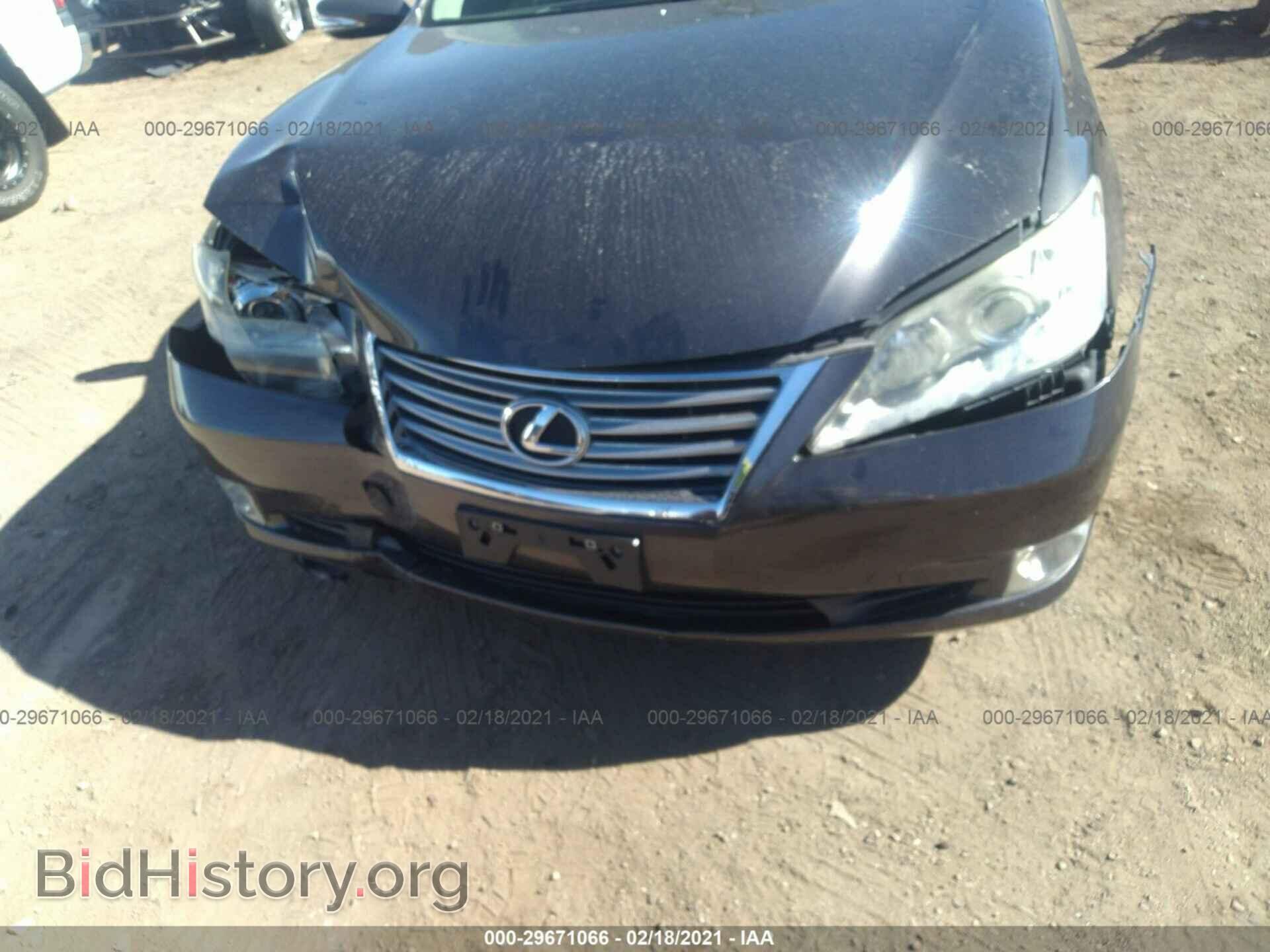 2010 LEXUS ES 350 - VIN: JTHBK1EG9A2372259 - Фото 6