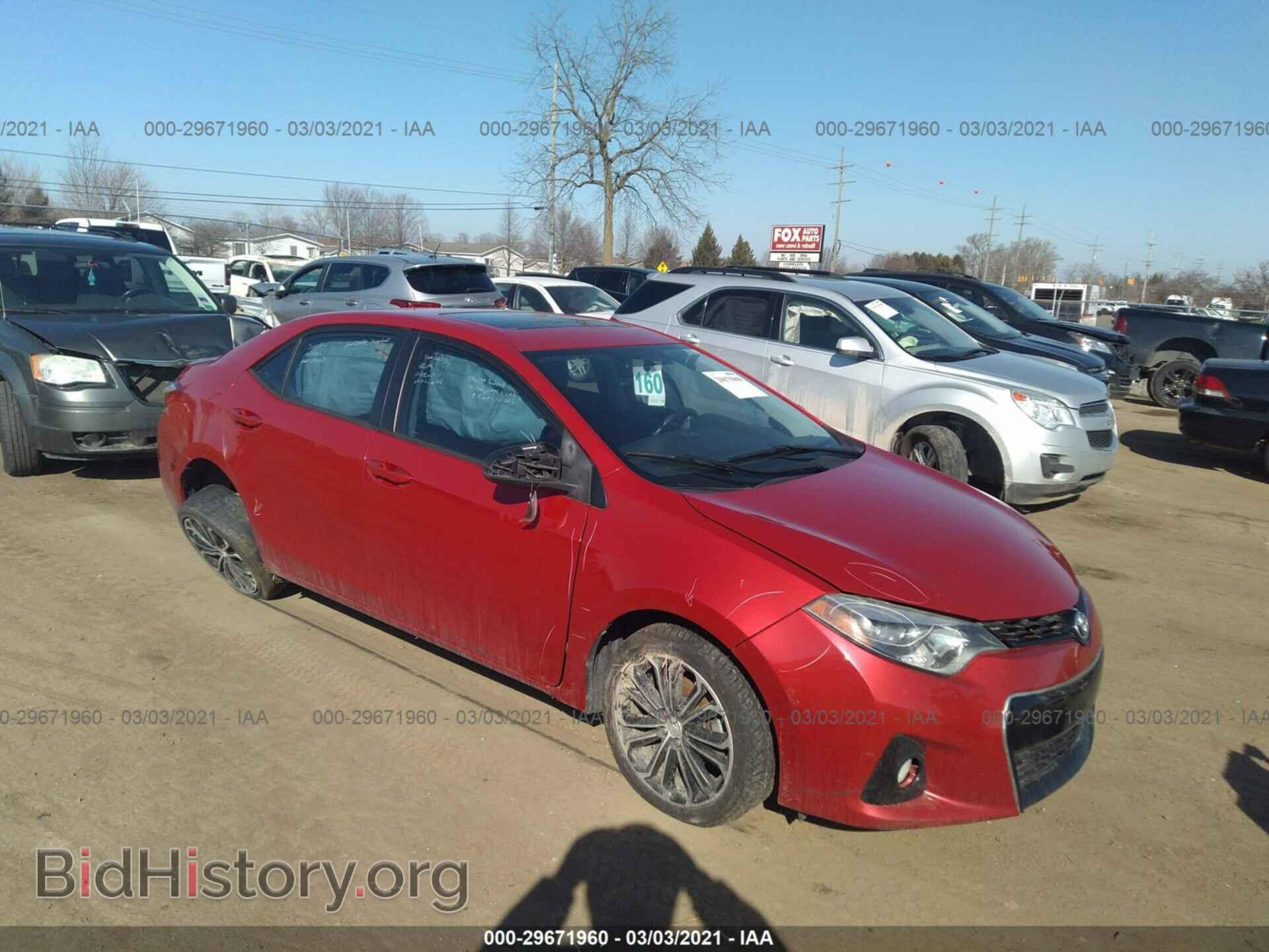 Photo 2T1BURHE6EC091399 - TOYOTA COROLLA 2014