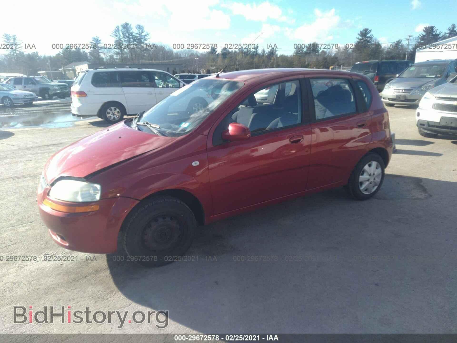 2006 CHEVROLET AVEO - VIN: KL1TD66666B661052 - Фото 2