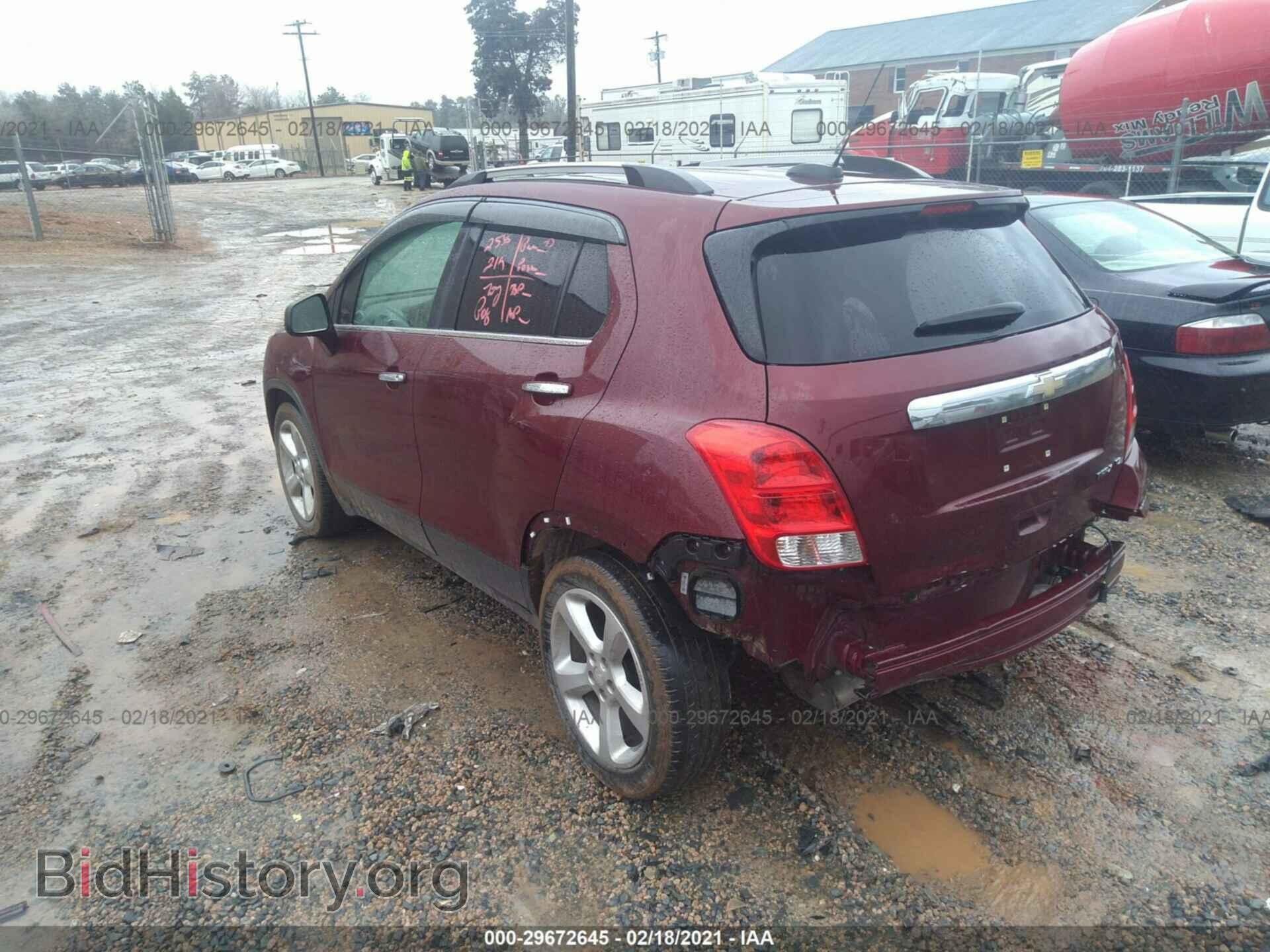 2016 CHEVROLET TRAX - VIN: 3GNCJMSB0GL161081 - Фото 3