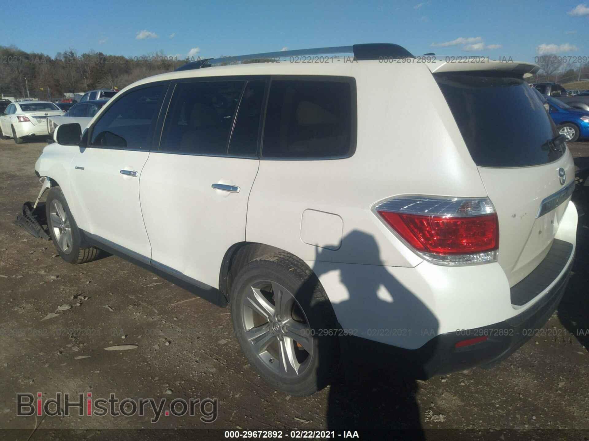 2013 TOYOTA HIGHLANDER - VIN: 5TDYK3EH8DS106812 - Фото 3