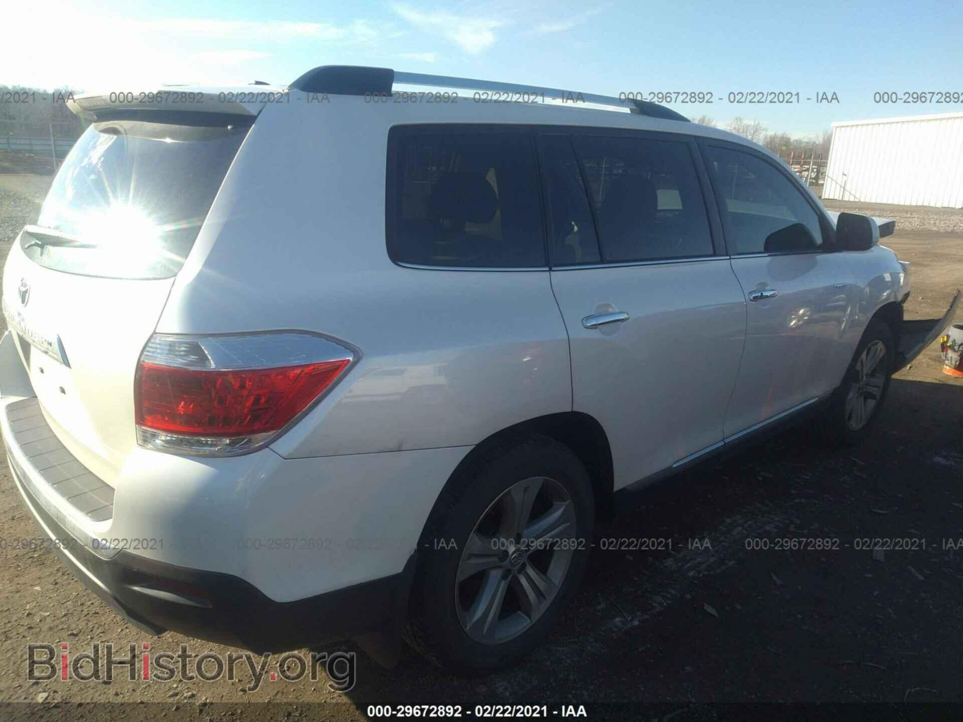 2013 TOYOTA HIGHLANDER - VIN: 5TDYK3EH8DS106812 - Фото 4