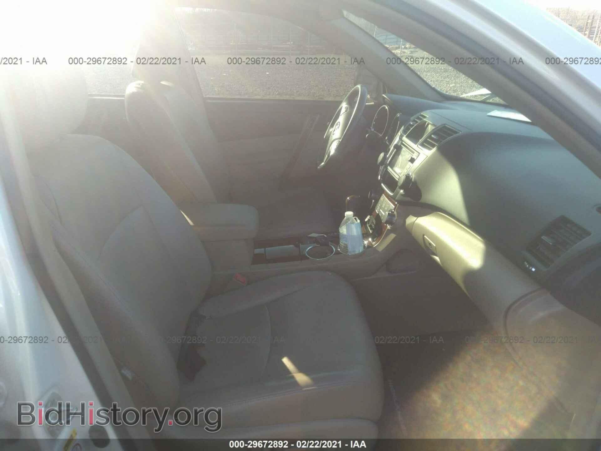 2013 TOYOTA HIGHLANDER - VIN: 5TDYK3EH8DS106812 - Фото 5
