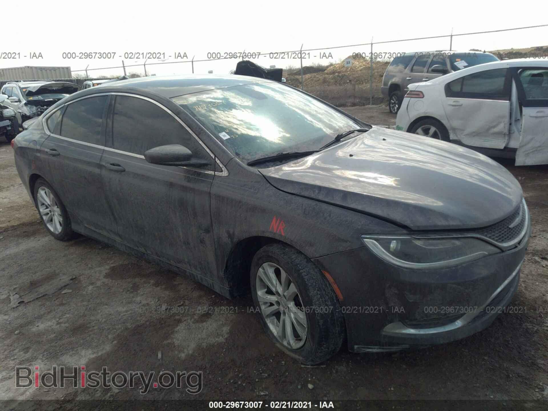 Фотография 1C3CCCAB8GN156522 - CHRYSLER 200 2016